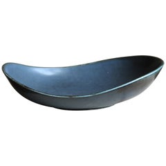 Carl-Harry Stålhane, Organic Bowl, Glazed Stoneware Rörstand, 1950s