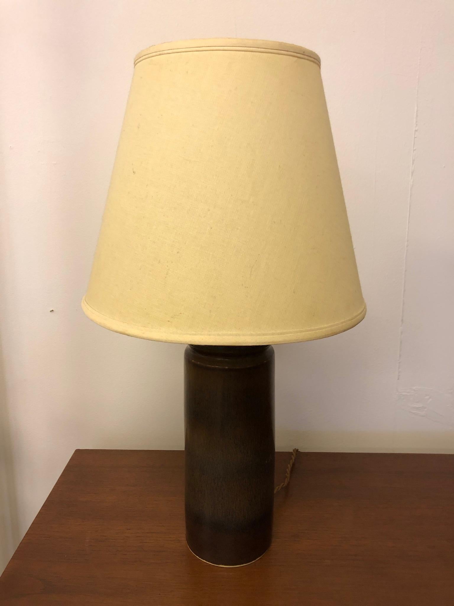 Mid-Century Modern Carl Harry Stalhane Pottery Lamp For Sale