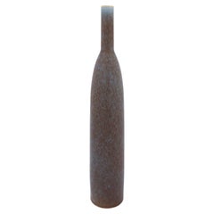 Carl-Harry Stålhane, Rörstrand, Mid-Century Blue 
Brown Vintage Stoneware Vase