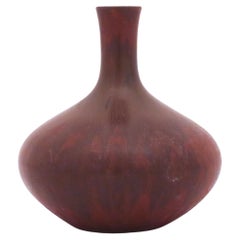 Carl-Harry Stålhane, Rörstrand, Mid-Century Brown Vase