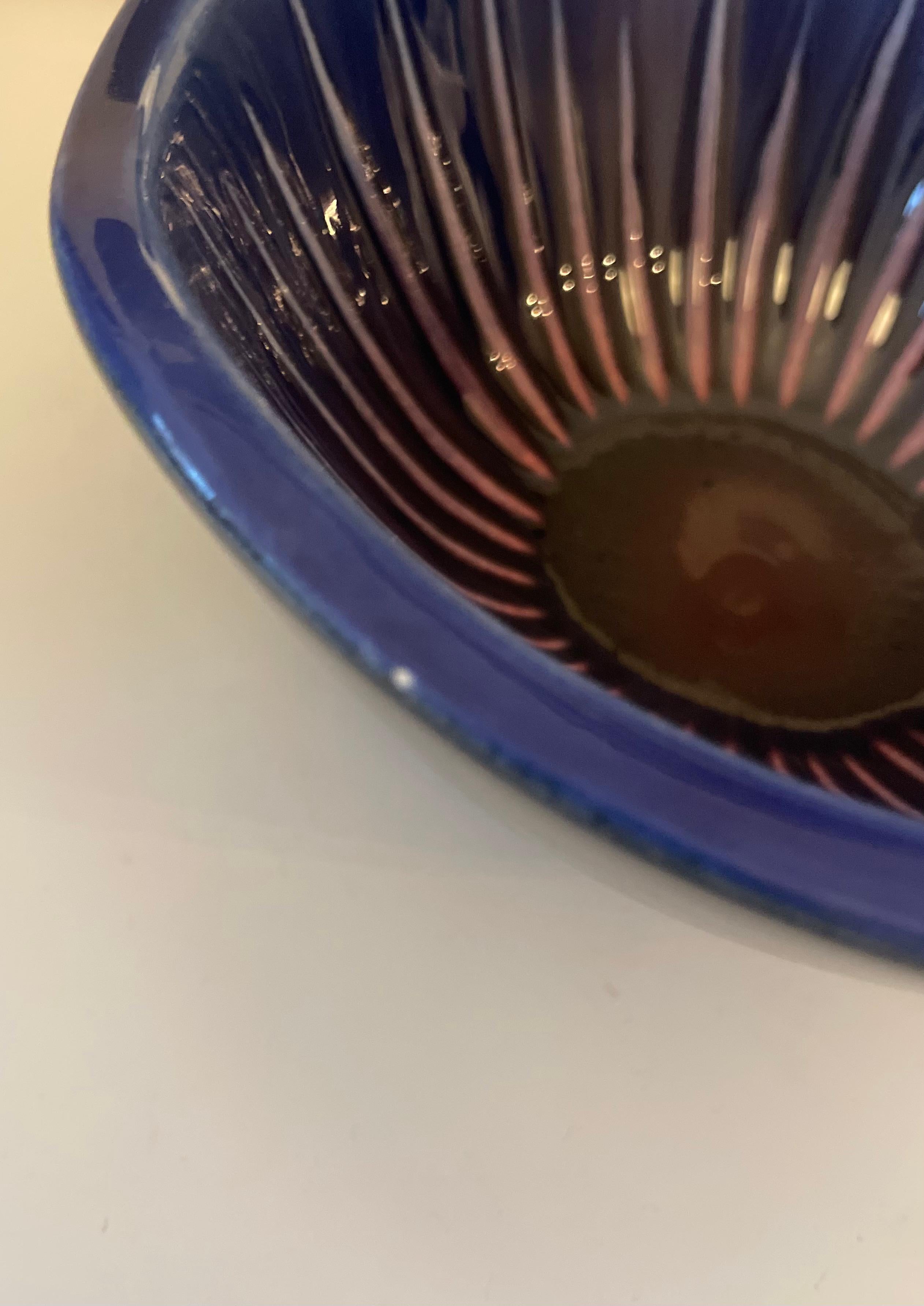 Carl-Harry Stålhane Rörstrand Sparaxis Anemone Bowl, Sweden ca 1960s For Sale 8