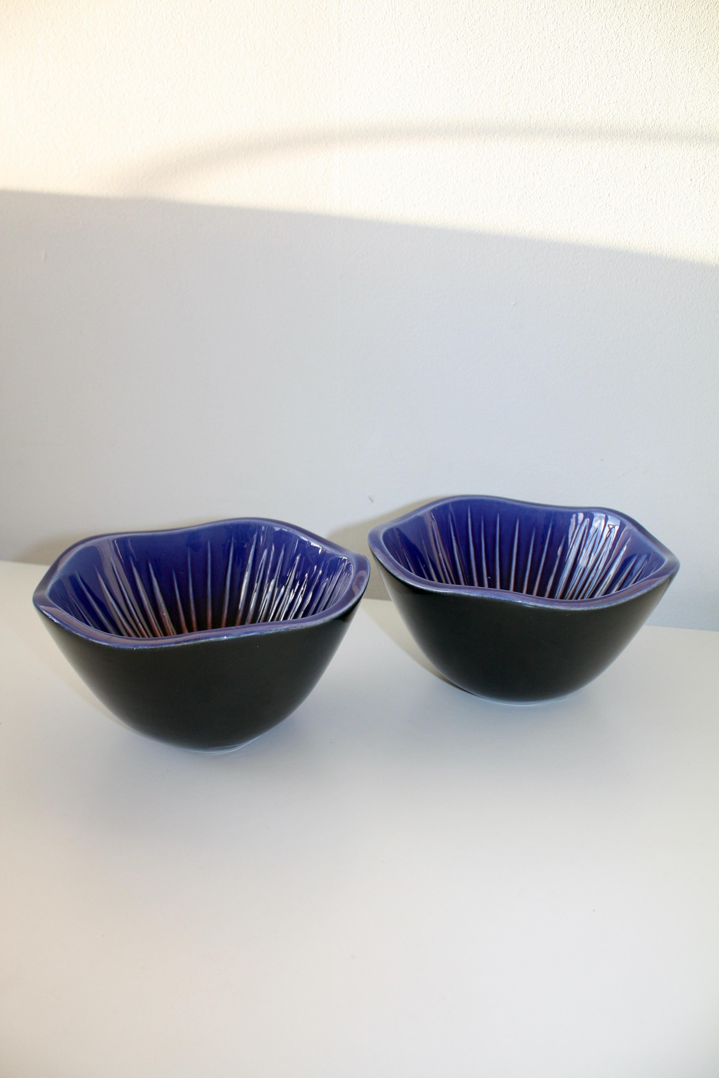 Carl-Harry Stålhane Rörstrand Sparaxis Anemone Bowl, Sweden ca 1960s For Sale 2