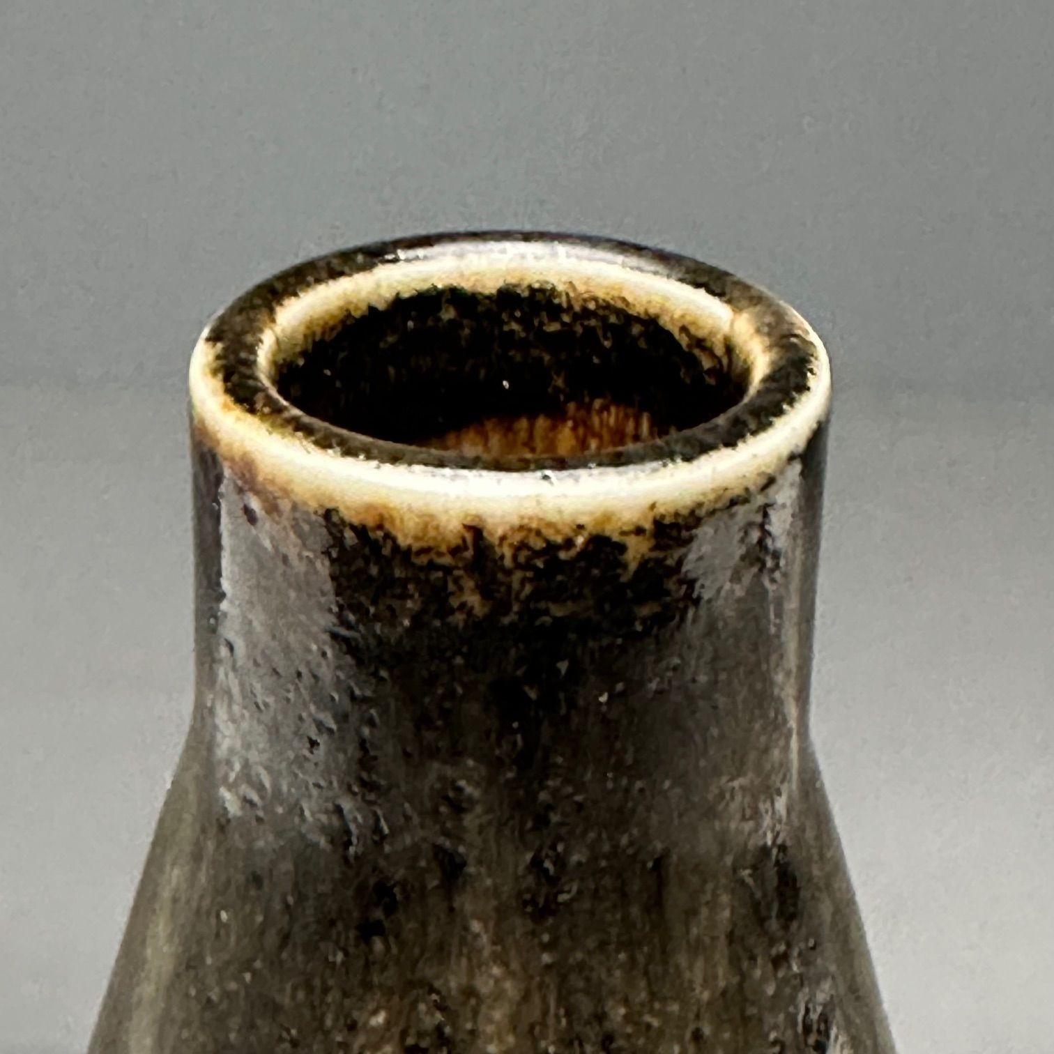 Ceramica Carl-Harry Stalhane, Rörstrand, Vaso in gres grigio svedese della metà del secolo scorso in vendita