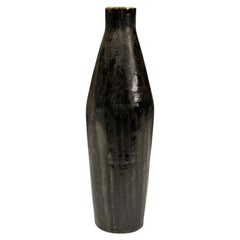 Carl-Harry Stalhane, Rörstrand, Swedish Mid-Century Modern, Grey Stoneware Vase