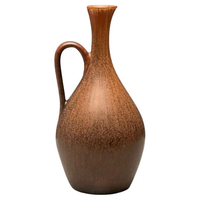 Carl-Harry Stalhane, Rörstrand, Modernismo sueco de mediados de siglo, Jarra de gres naranja en venta