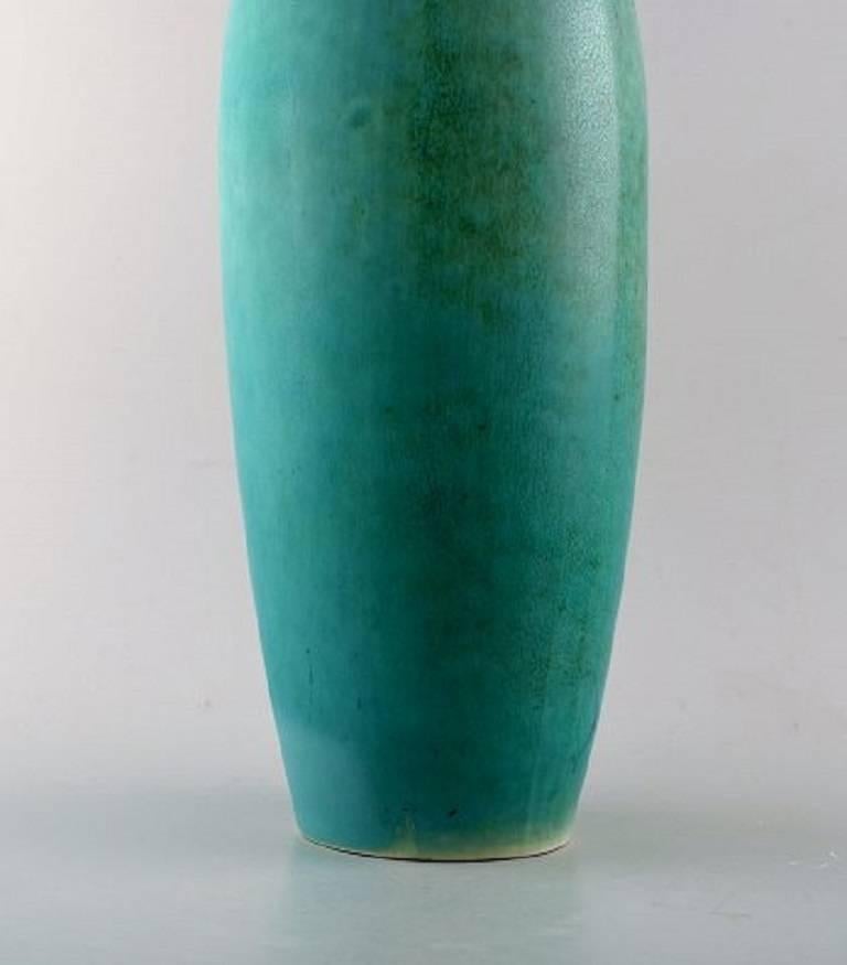 Swedish Carl Harry Stålhane, Rörstrand Very Large and Rare Floor Vase in Ceramics For Sale
