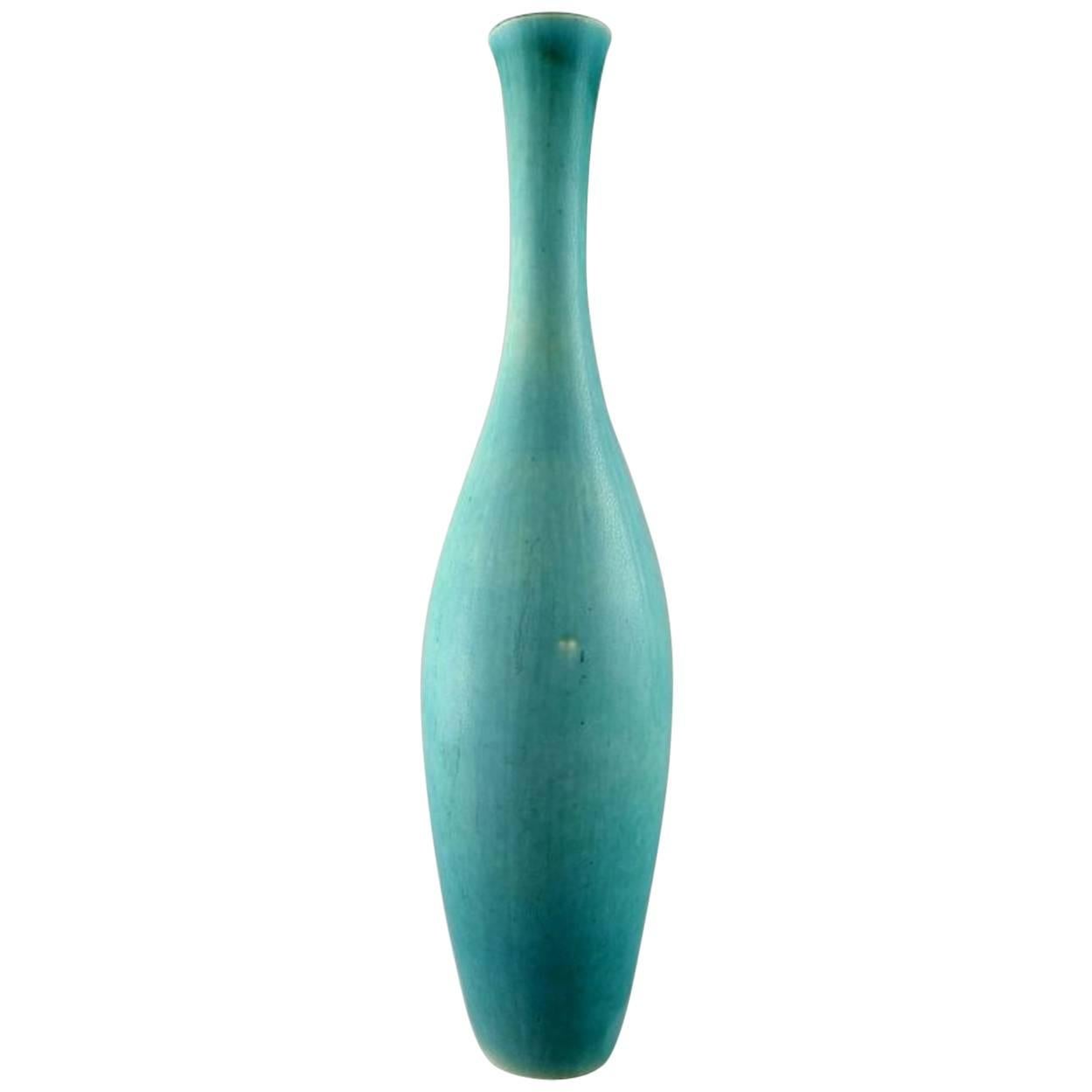 Carl Harry Stålhane, Rörstrand Very Large and Rare Floor Vase in Ceramics For Sale