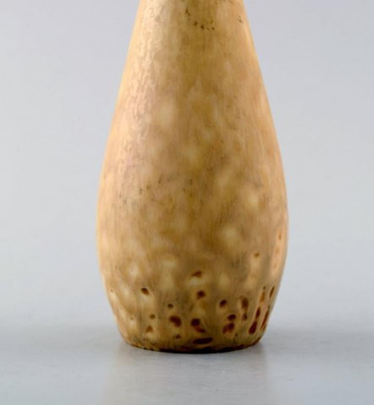 Swedish Carl-Harry Stålhane, Rørstrand, Slim Ceramic Vase, Beautiful Glaze