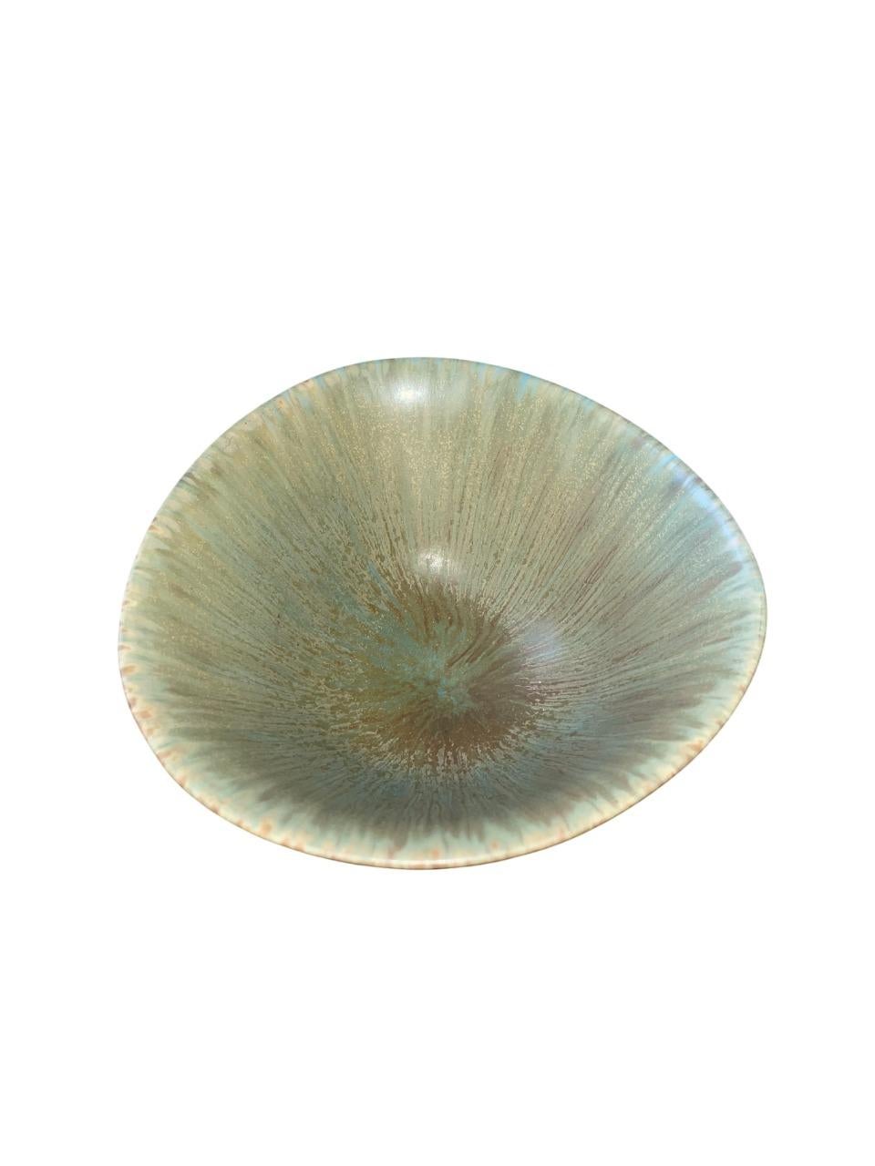 Carl-Harry Stålhane SHX Cuenco de gres, Rörstrand, Suecia, años 50 Hecho a mano en venta