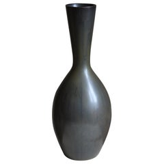 Carl-Harry Stålhane, Sizable Vase or Vessel, Glazed Stoneware Rörstand, 1950s