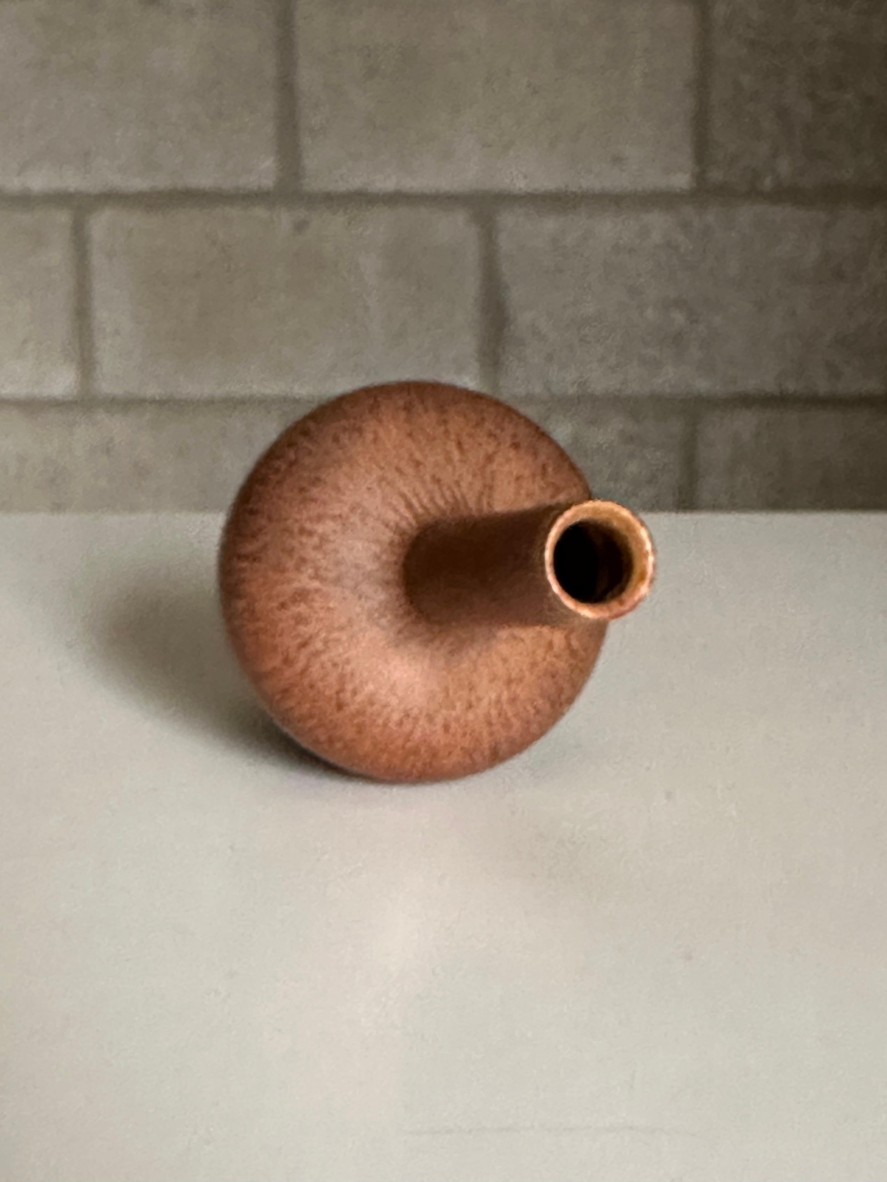 Carl-Harry Stålhane Small Stoneware Vase SVA for Rörstrand, 1950s  In Good Condition For Sale In St.Petersburg, FL