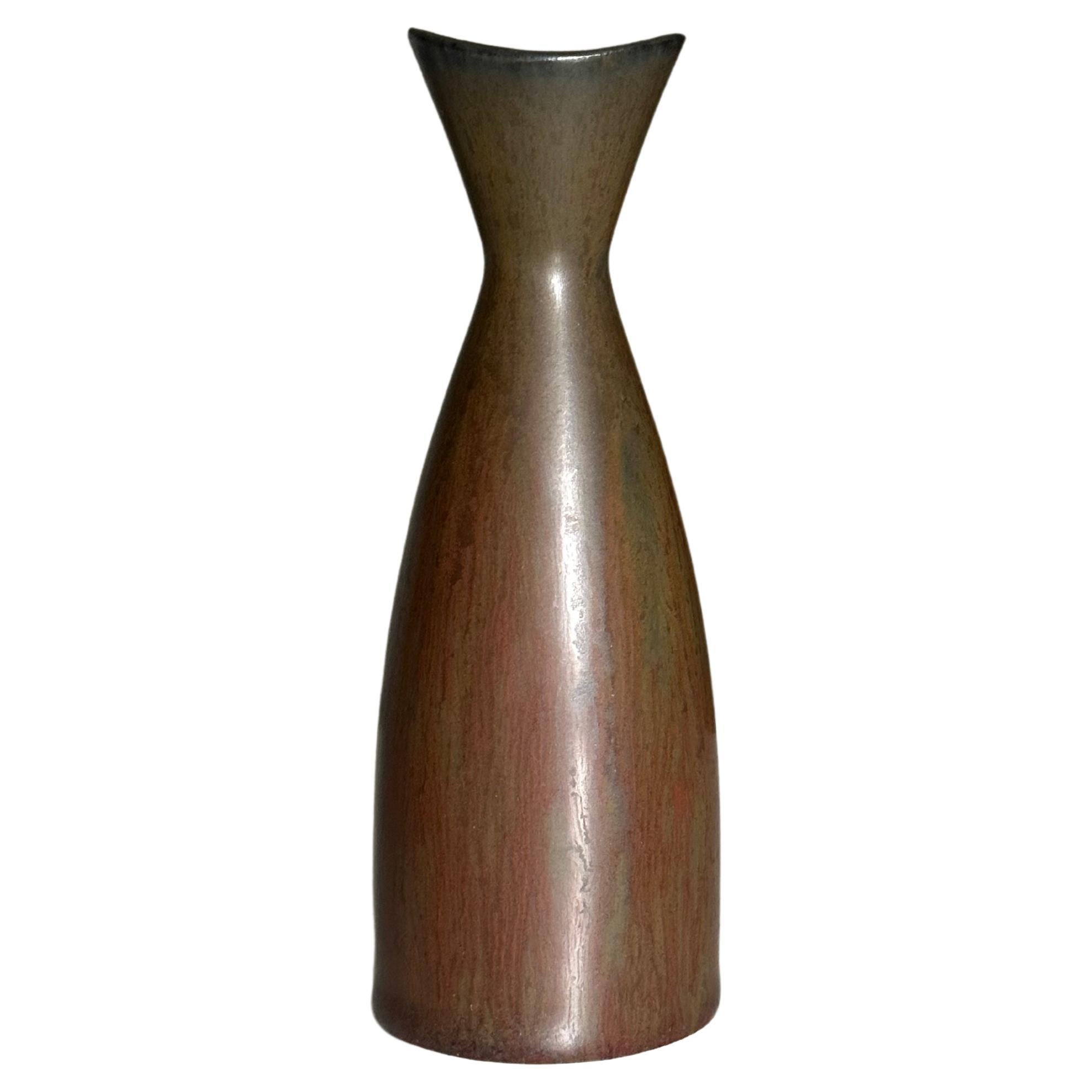 Carl-Harry Stålhane Petit vase en grès SXD pour Rörstrand, années 1950 en vente