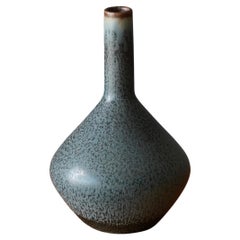 Carl-Harry Stålhane, Small Vase or Vessel, Glazed Stoneware Rörstand, 1950s