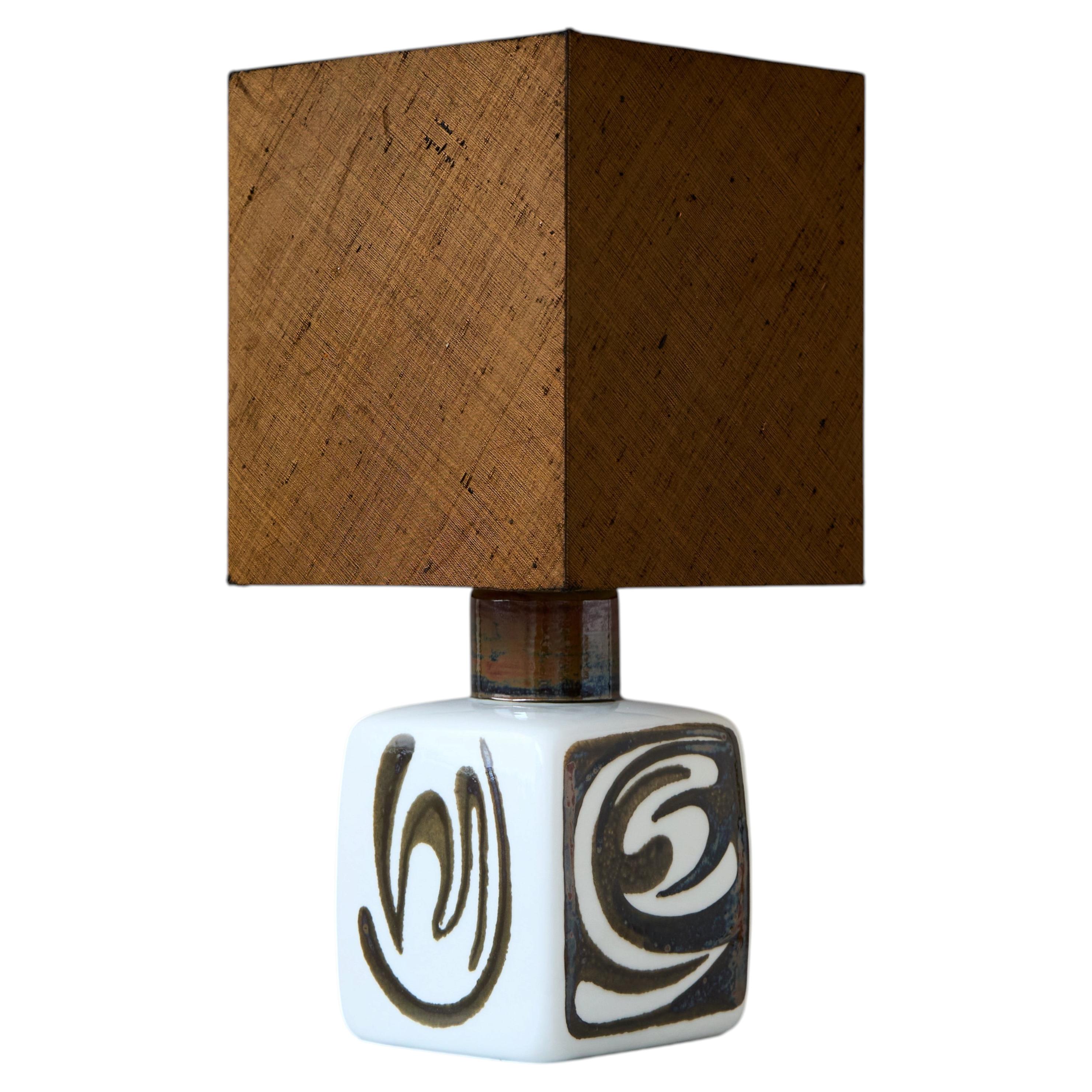 Carl-Harry Stålhane, Stoneware Table Lamp for Rörstrand, Sweden, 1960s