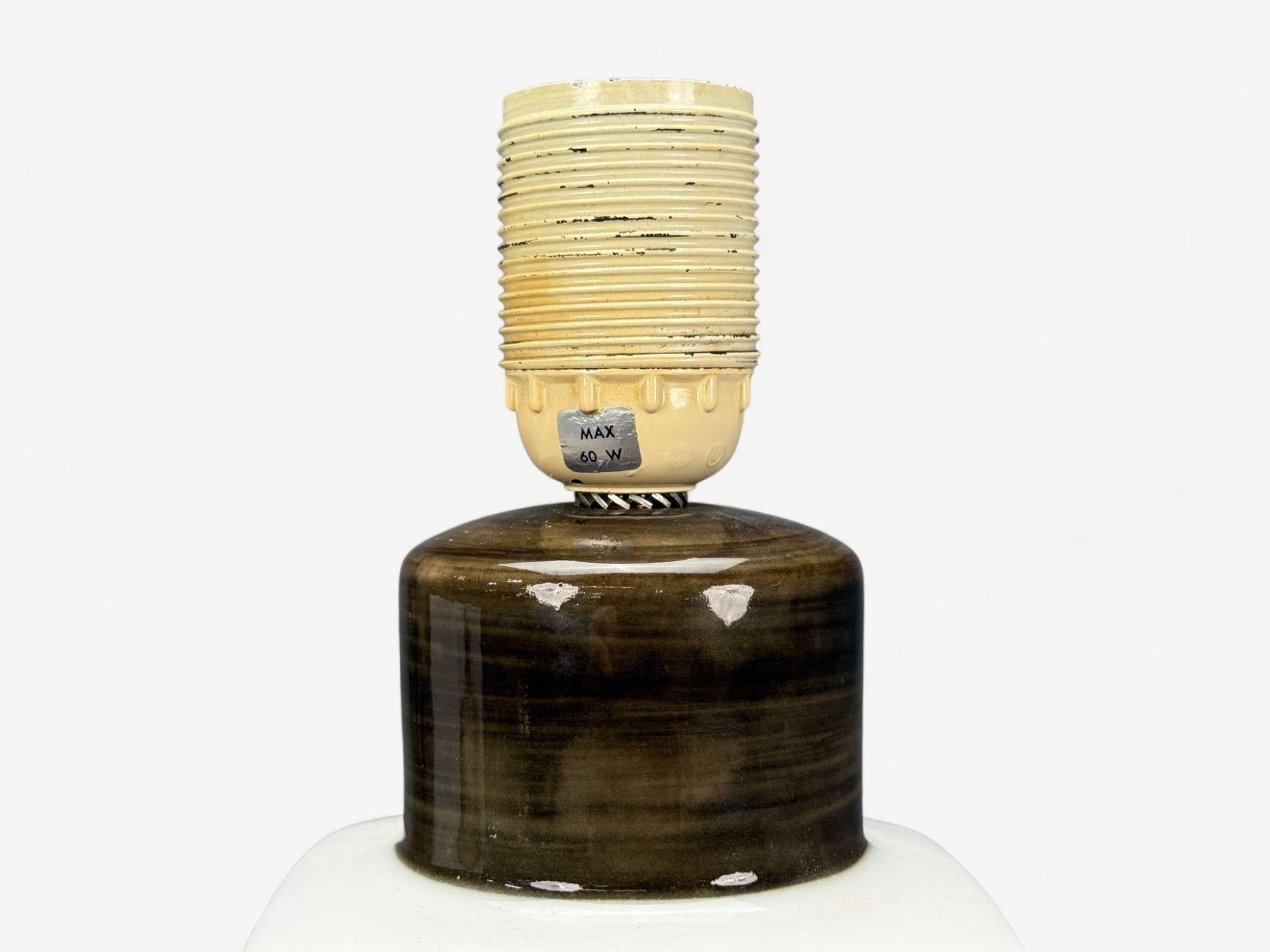 Carl-Harry Stalhane, Stoneware, Table Lamp, Sweden, 1960s For Sale 3