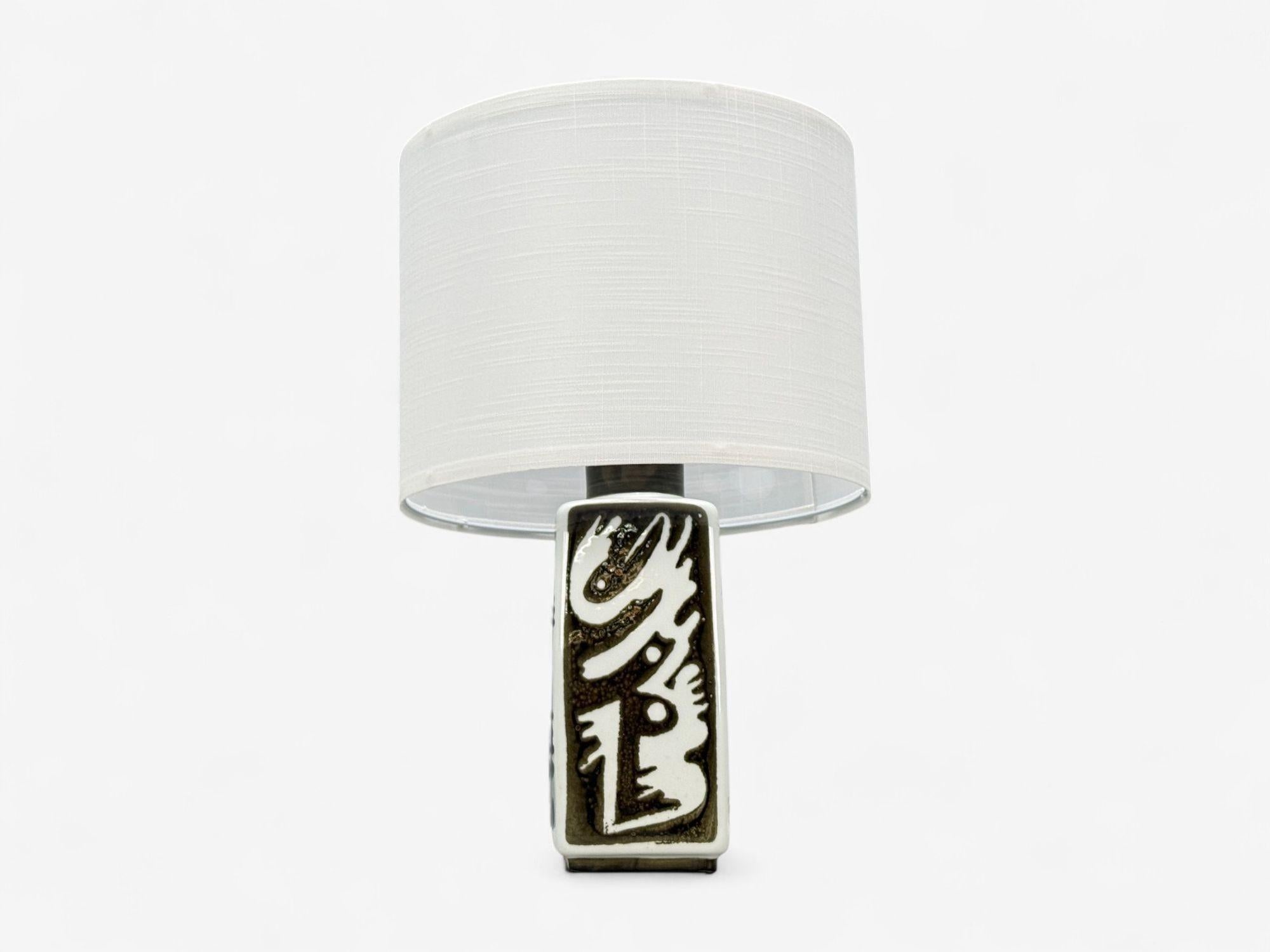 Mid-Century Modern Carl-Harry Stalhane, Stoneware, Table Lamp, Sweden, 1960s For Sale