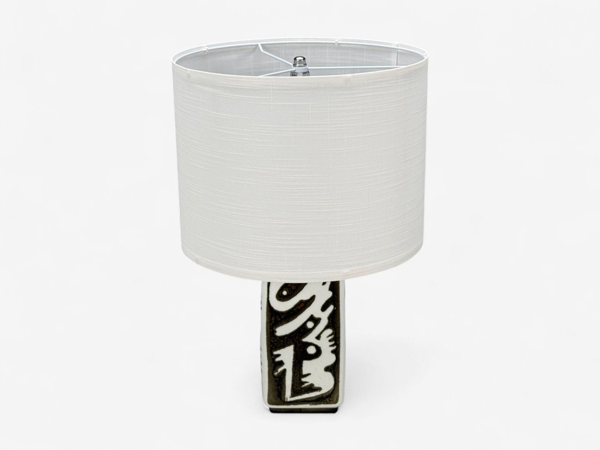 Swedish Carl-Harry Stalhane, Stoneware, Table Lamp, Sweden, 1960s For Sale