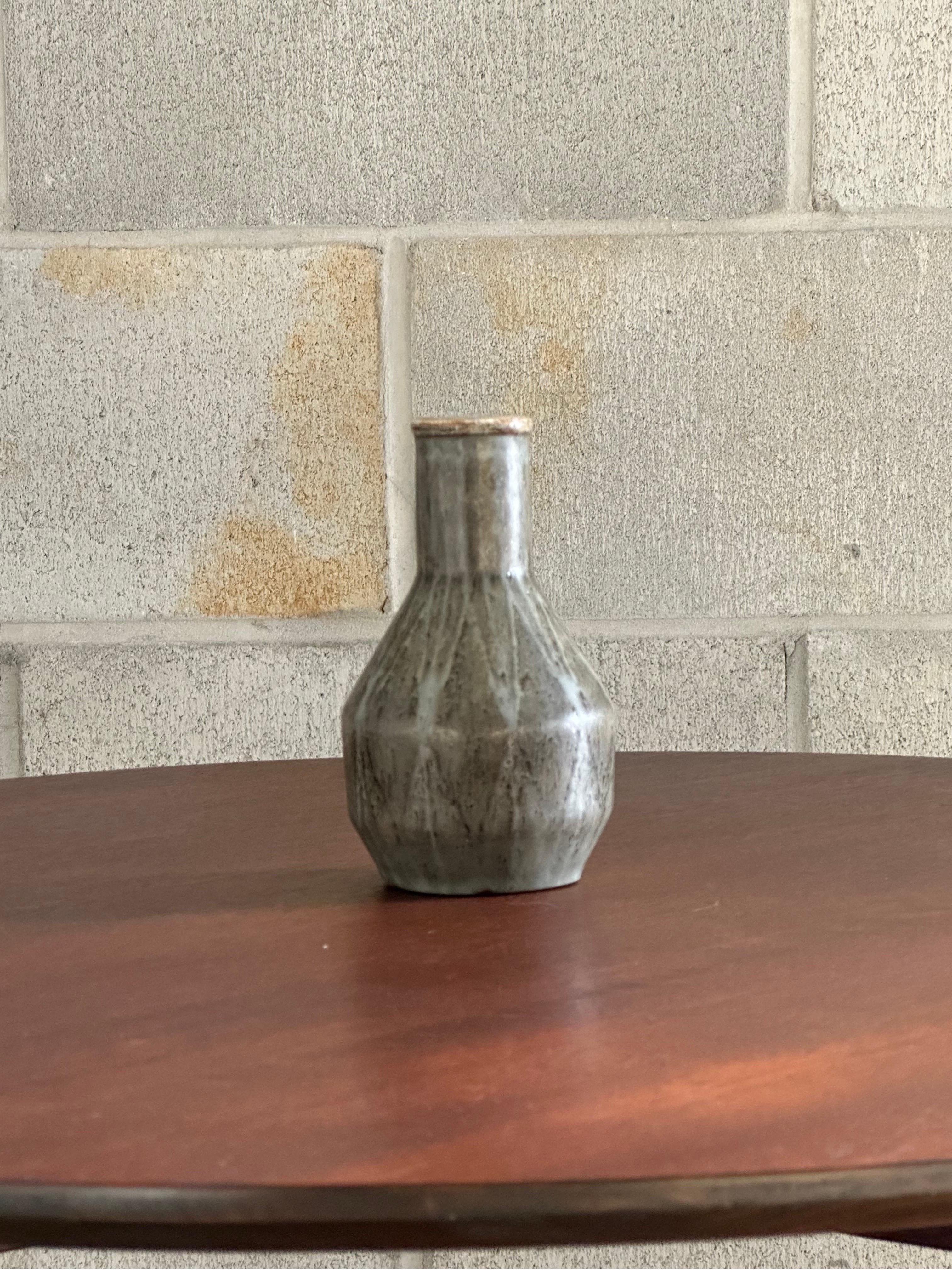 Mid-Century Modern Carl-Harry Stålhane Stoneware Vase for Rörstrand For Sale