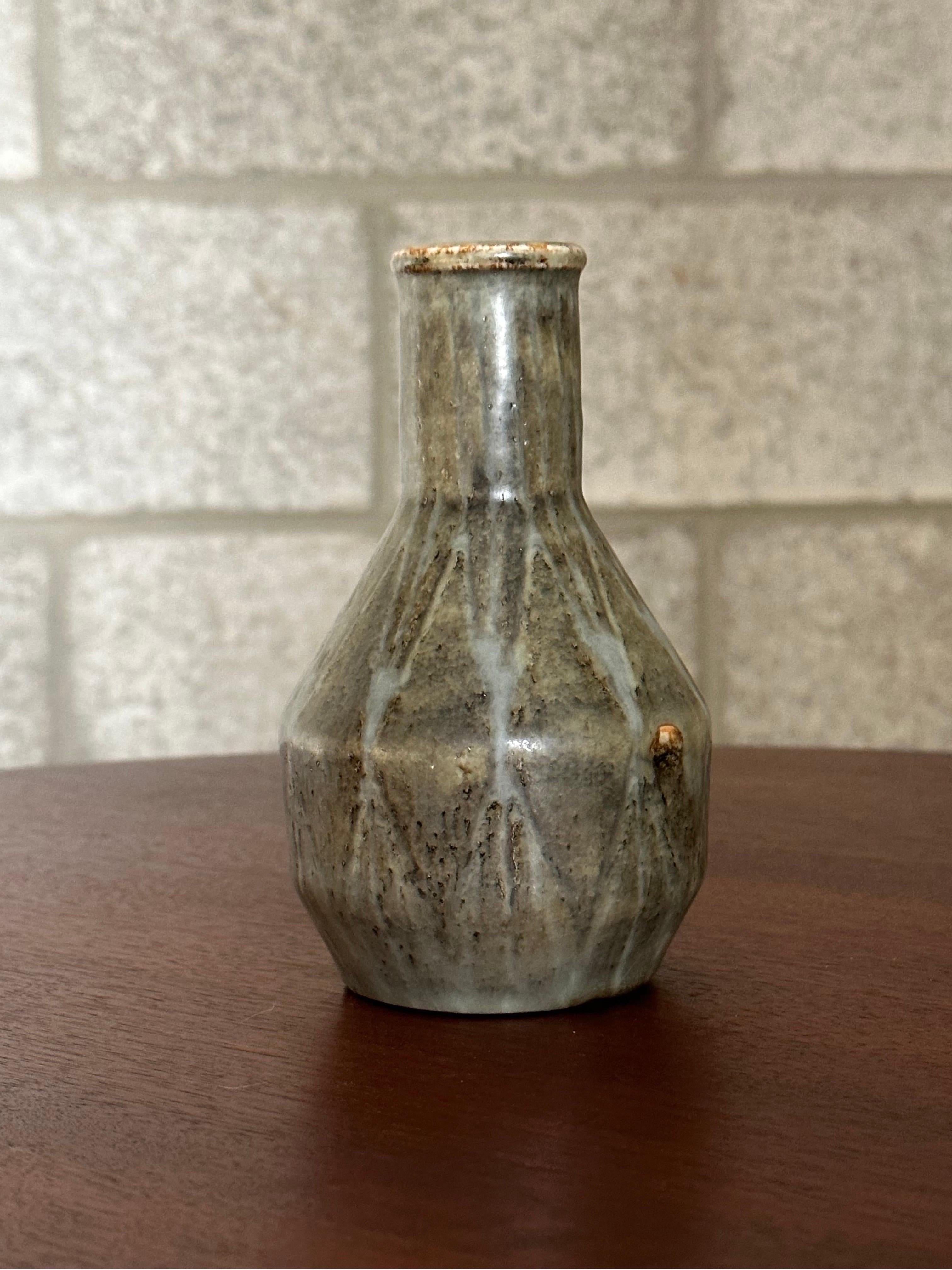 Swedish Carl-Harry Stålhane Stoneware Vase for Rörstrand For Sale