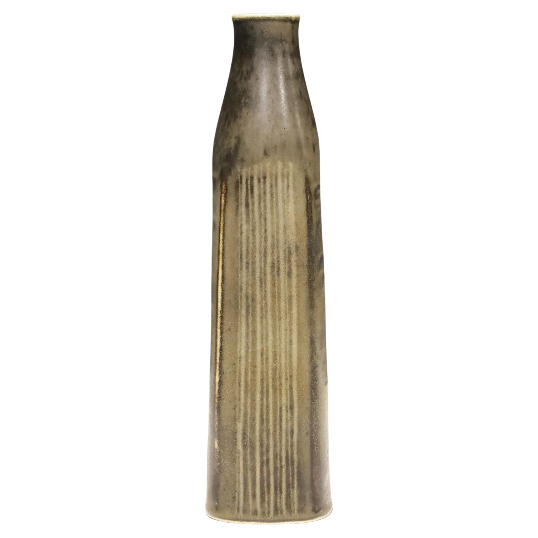 Carl-Harry Stalhane  Stoneware Vase for Rostrand, Sweden For Sale