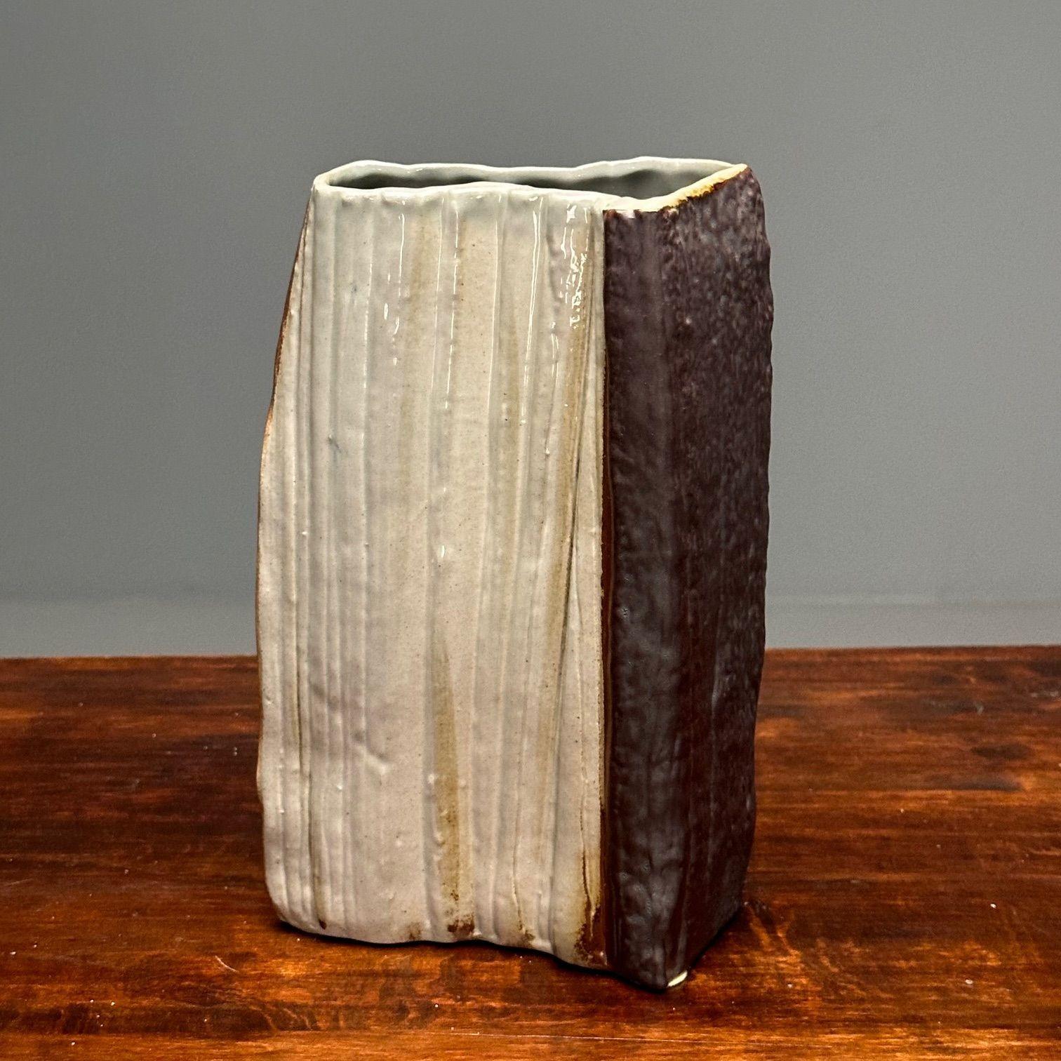 Mid-Century Modern Carl-Harry Stålhane, modernité suédoise du milieu du siècle, céramique en grès, vase, années 1970 en vente