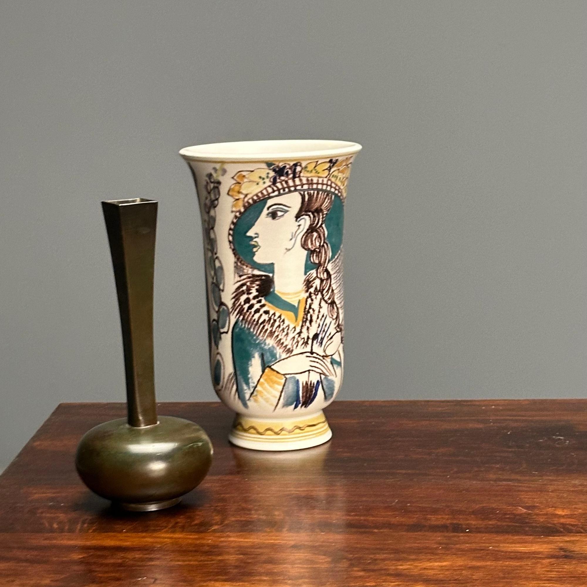 Carl-Harry Stålhane, Swedish Mid-Century Modern, Stoneware Vase, Sweden, 1943 For Sale 3