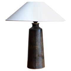Carl-Harry Stålhane, Table Lamp, Glazed Stoneware, Rörstrand, 1950s