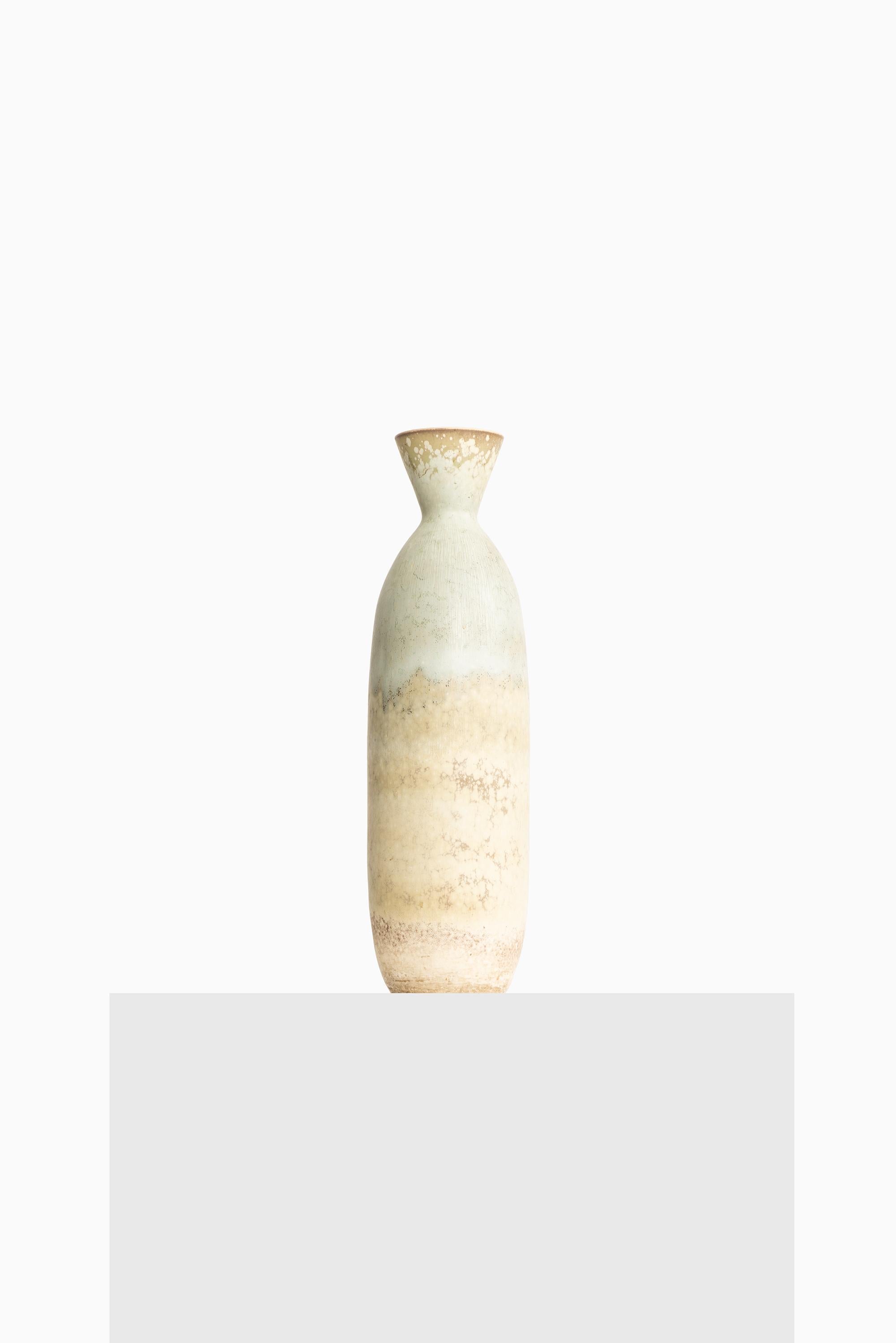 Swedish Carl-Harry Stålhane Tall Ceramic Floor Vase by Rörstrand in Sweden For Sale