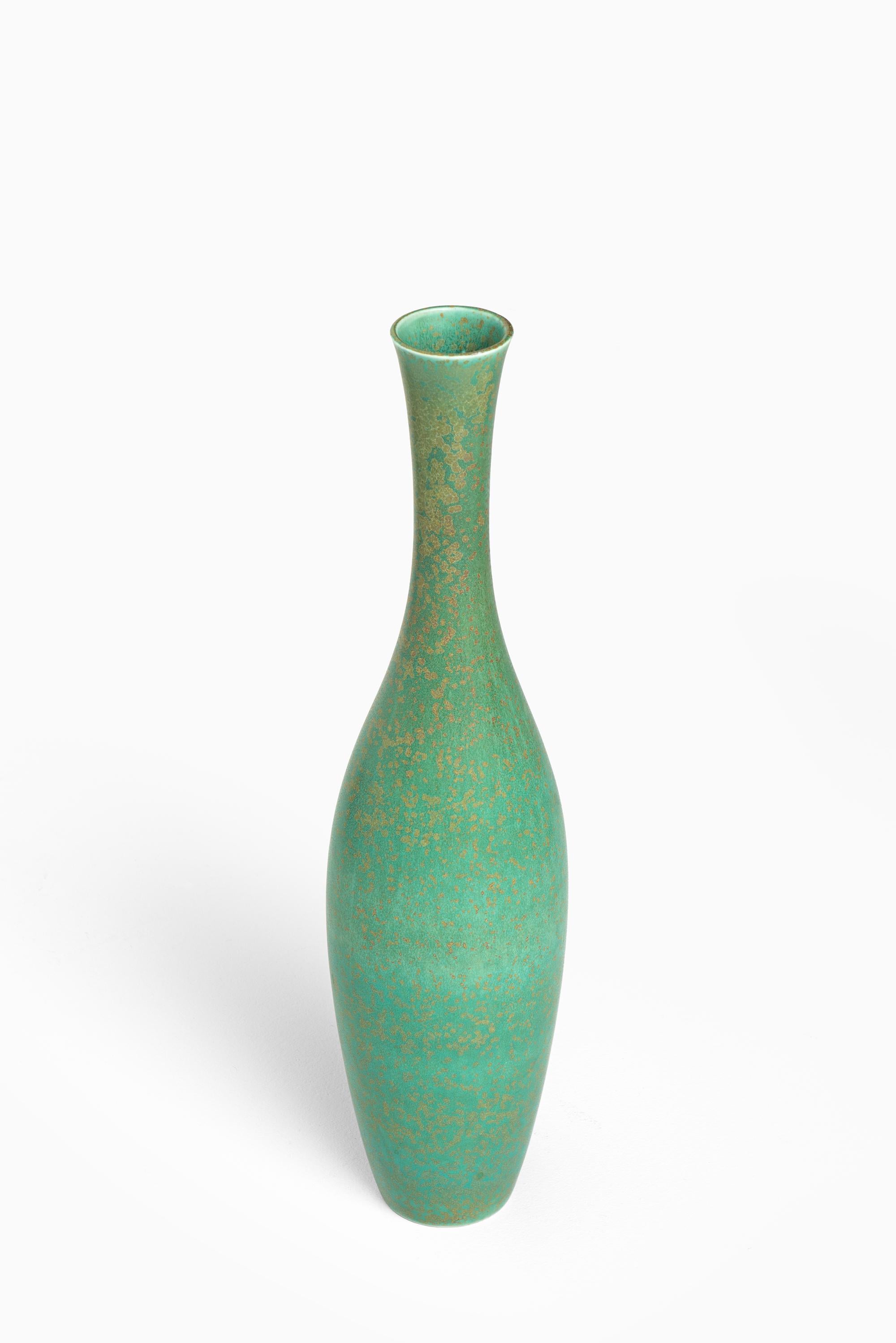 Carl-Harry Stålhane Tall Ceramic Vase by Rörstrand in Sweden In Good Condition In Limhamn, Skåne län