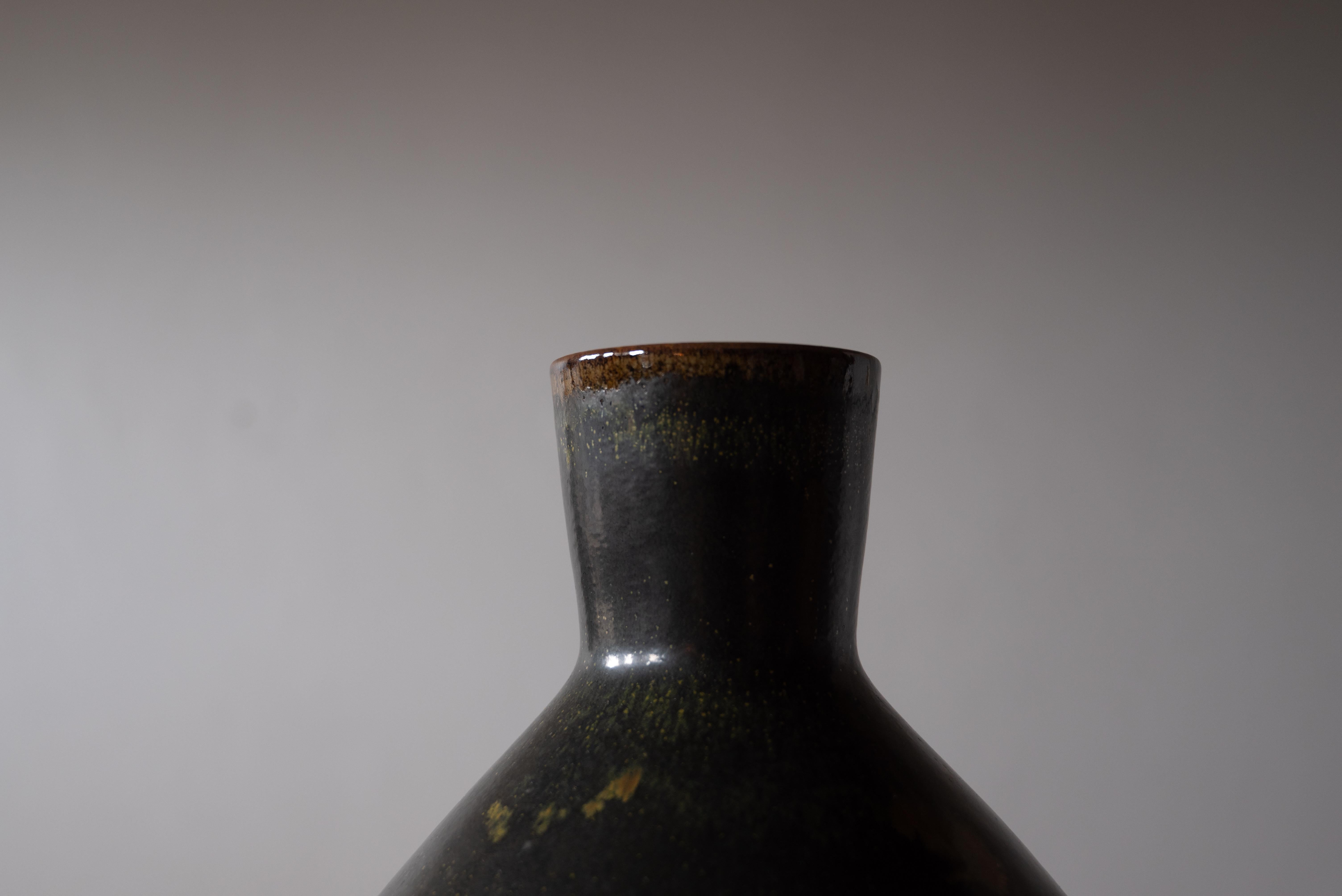 Carl-Harry Stålhane, Unique Sizable Vase, Glazed Stoneware, Rörstands, 1960s 1