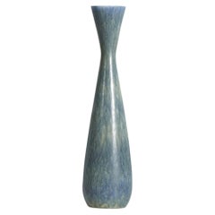 Carl-Harry Stålhane, Vase, Blue-Glazed Stoneware, Rörstrand, Sweden, 1960s