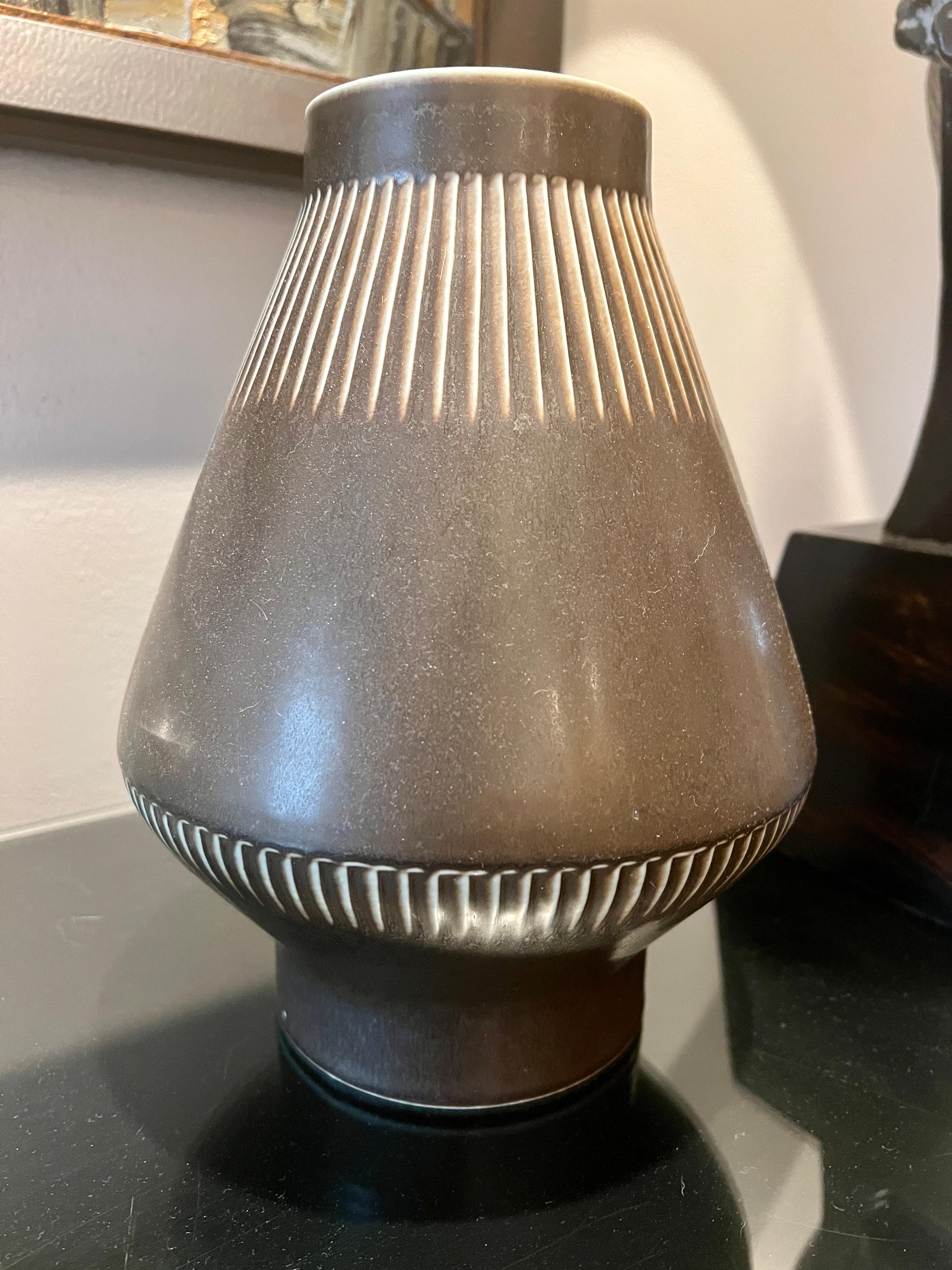 Ceramic Carl Harry Stalhane Vase for Rorstrand, c.1950's For Sale