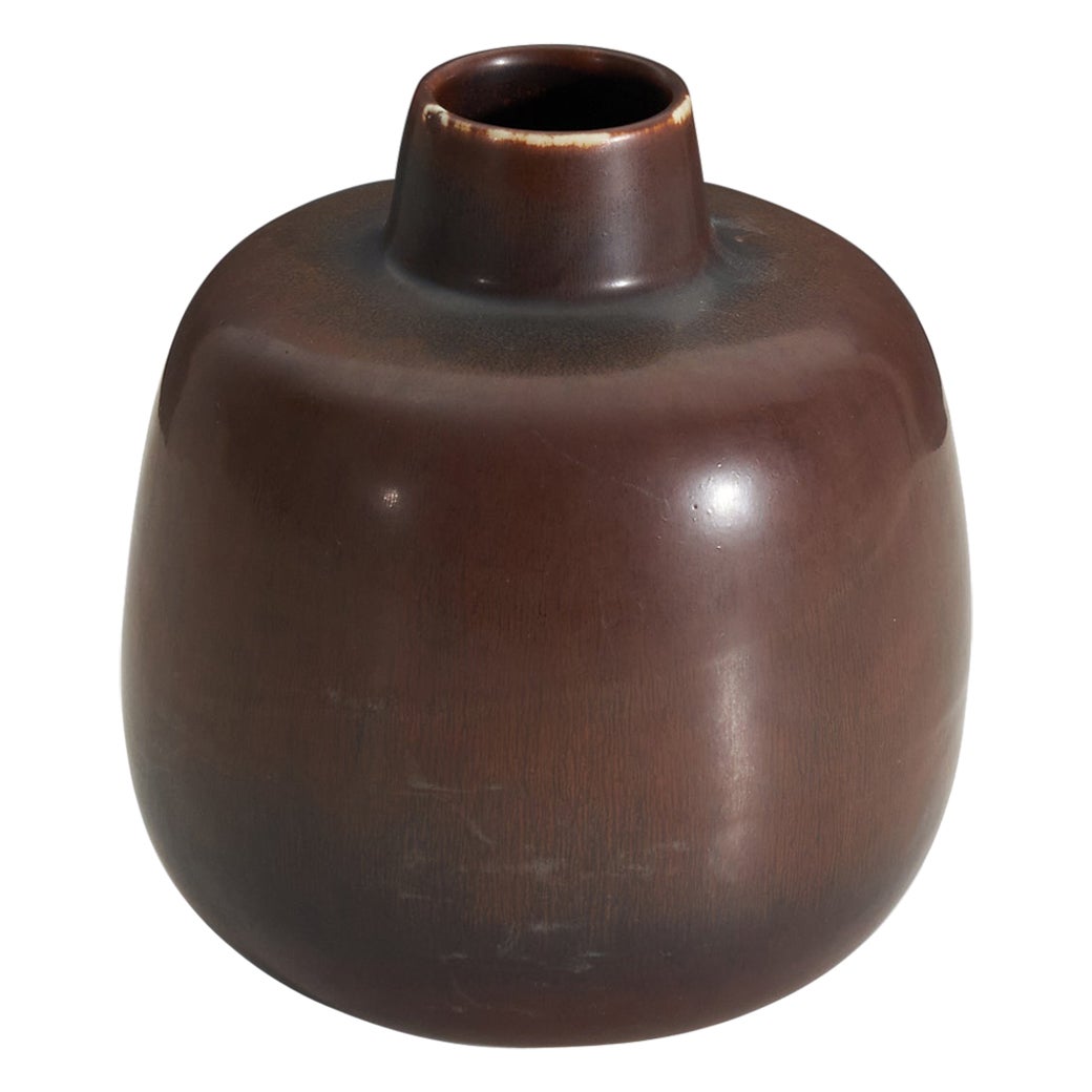 Carl-Harry Stlhane, Vase, support en grès émaillé, années 1950 en vente