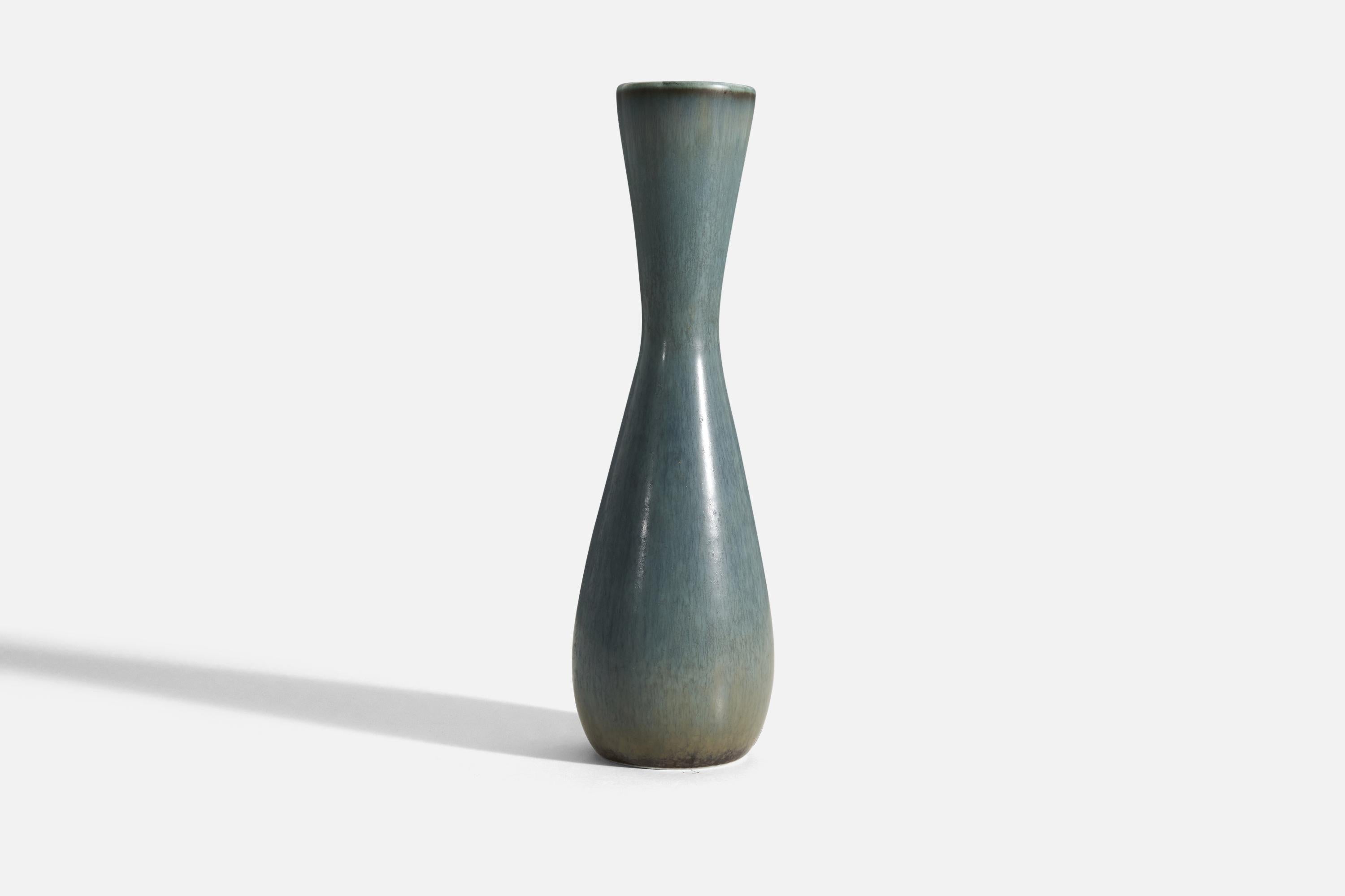 Mid-Century Modern Carl-Harry Stålhane, Vase or Vessel, Glazed Stoneware, Rörstrand, Sweden, 1960s