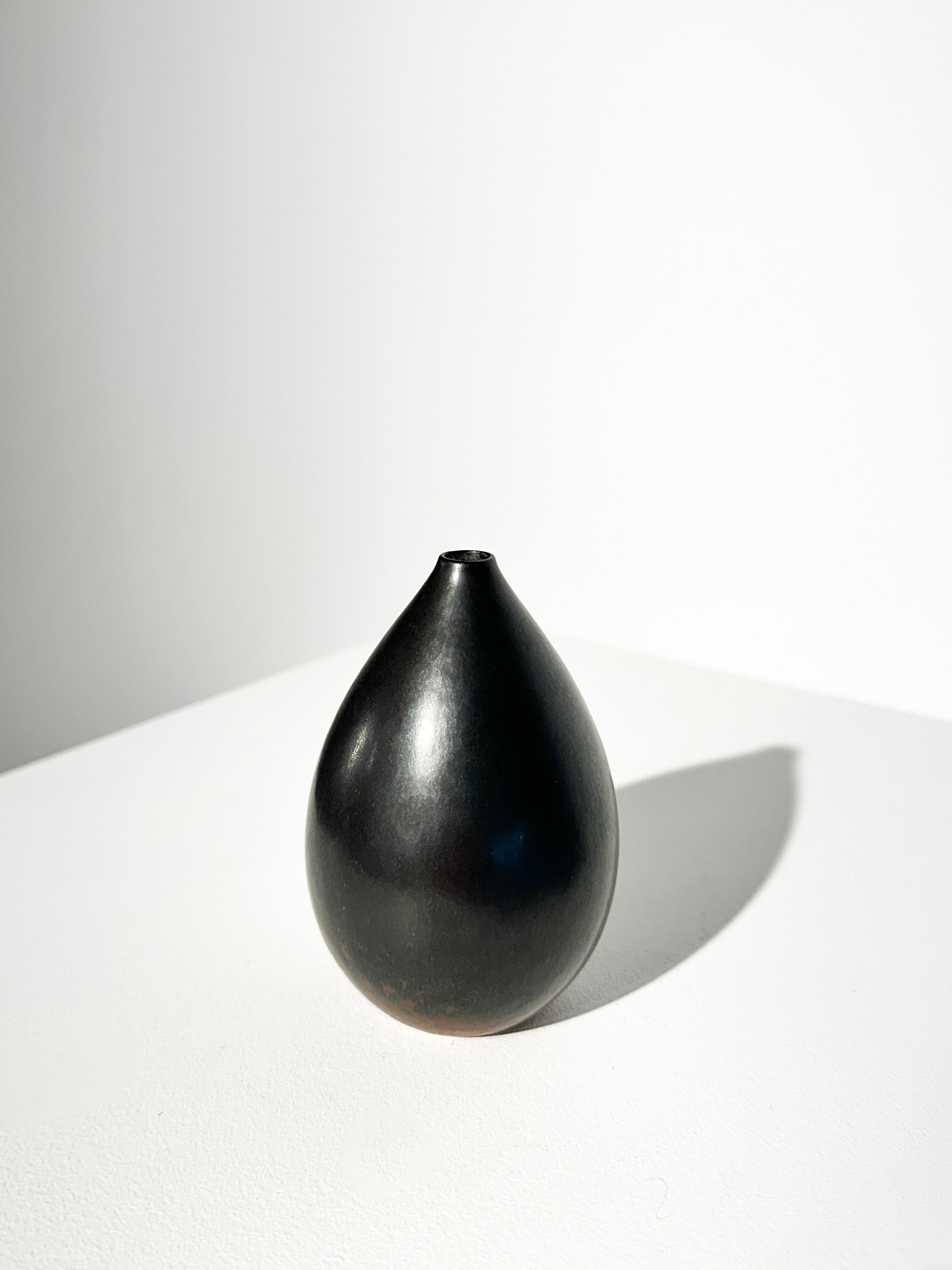 Mid-Century moderno Vaso Carl-Harry Stalhane Gres Rörstrand Ceramica Svezia 1950s in vendita