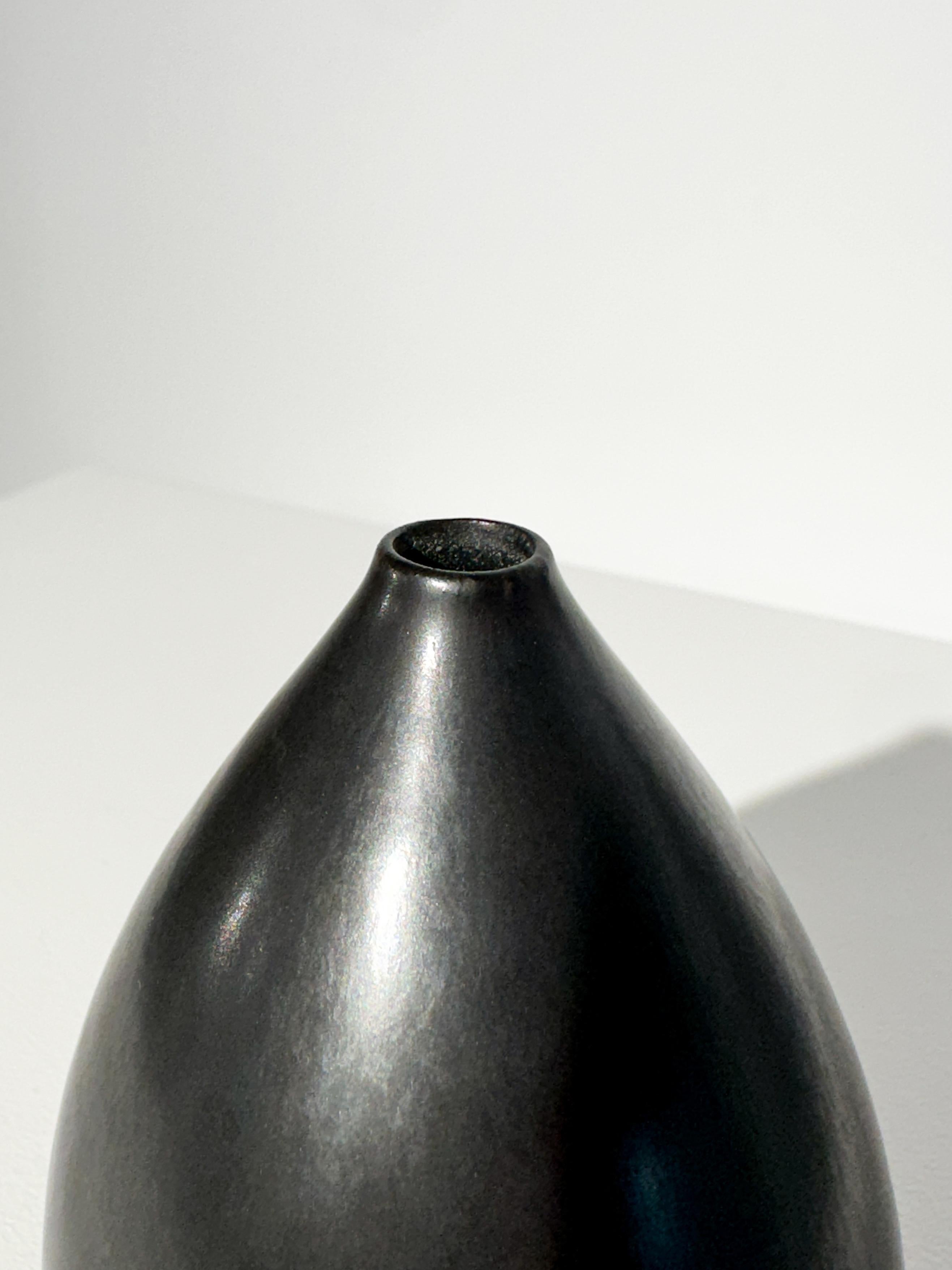 Svedese Vaso Carl-Harry Stalhane Gres Rörstrand Ceramica Svezia 1950s in vendita