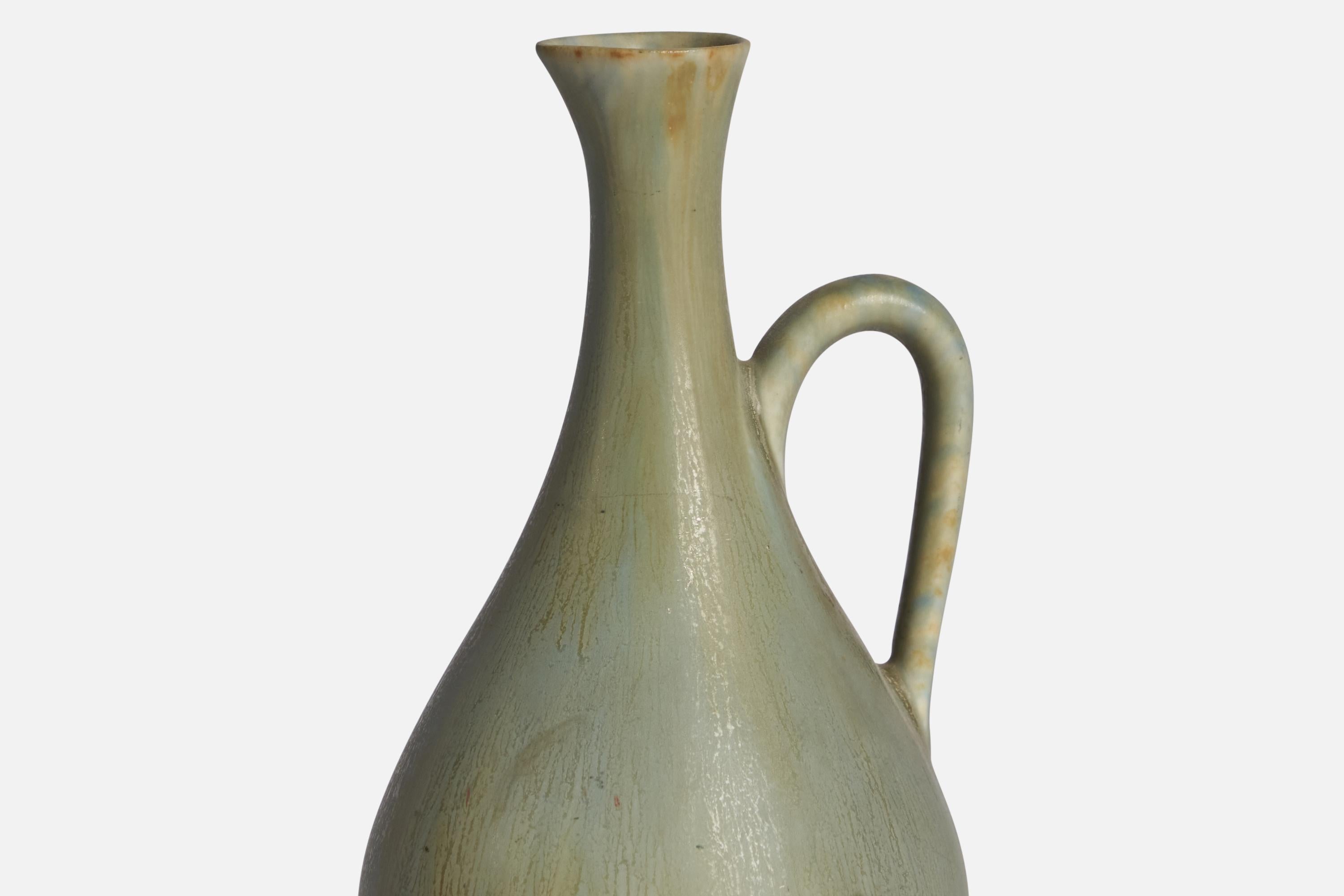 Swedish Carl-Harry Stålhane, Vase, Stoneware, Sweden, 1950s For Sale