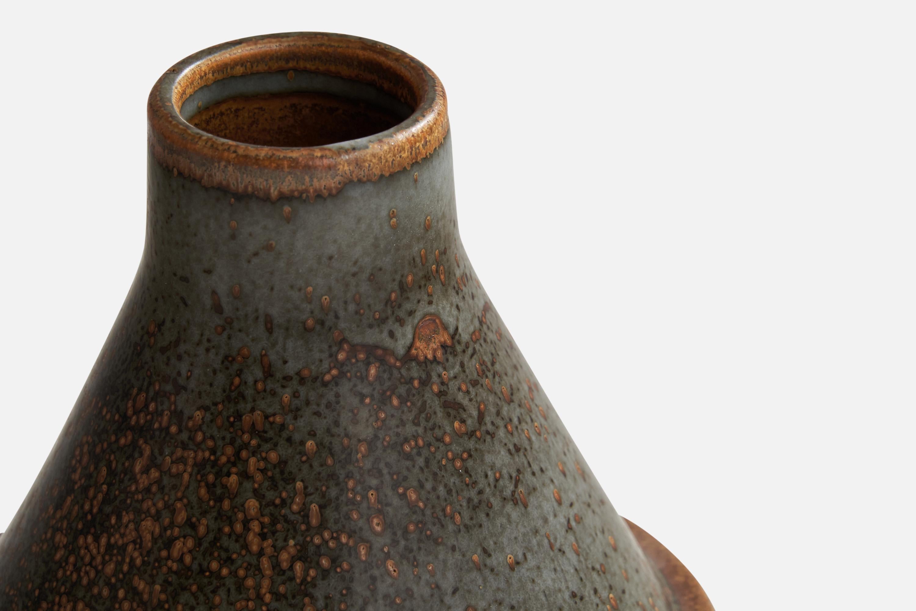 Swedish Carl-Harry Stålhane, Vase, Stoneware, Sweden, 1950s