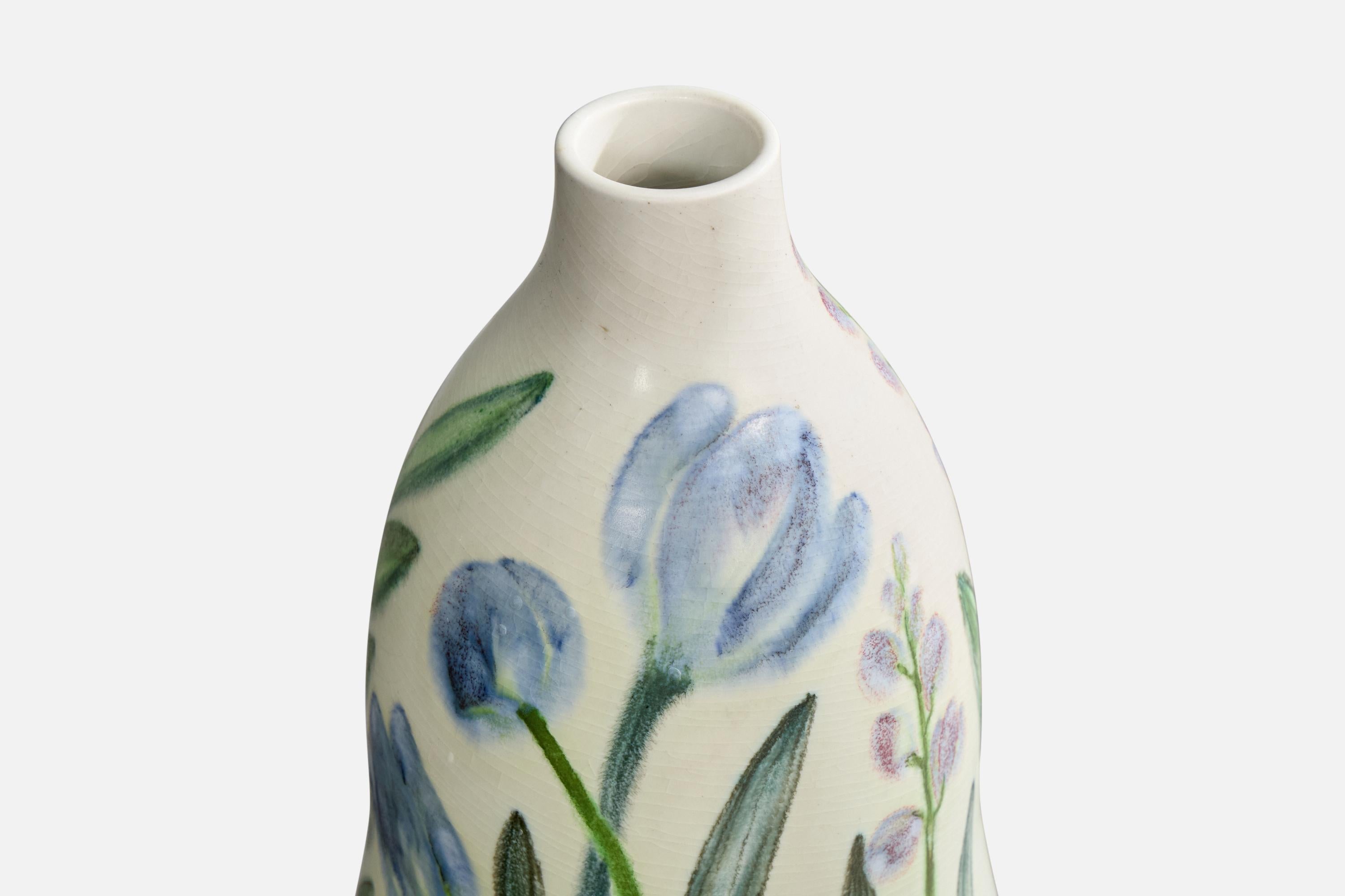 Milieu du XXe siècle Carl-Harry Stålhane, vase, grès, Suède, années 1950 en vente