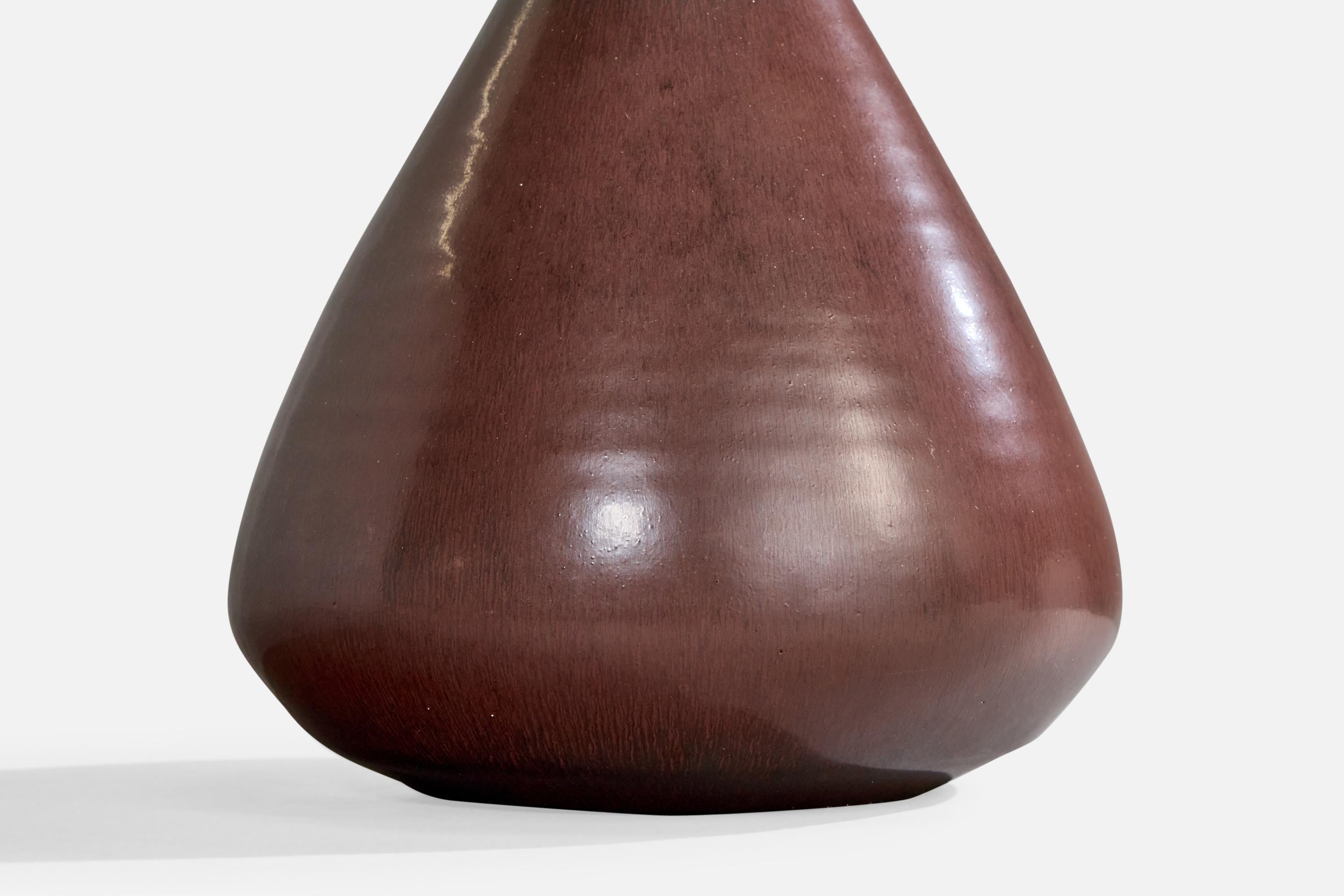 Milieu du XXe siècle Carl-Harry Stålhane, vase, grès, Suède, années 1950 en vente
