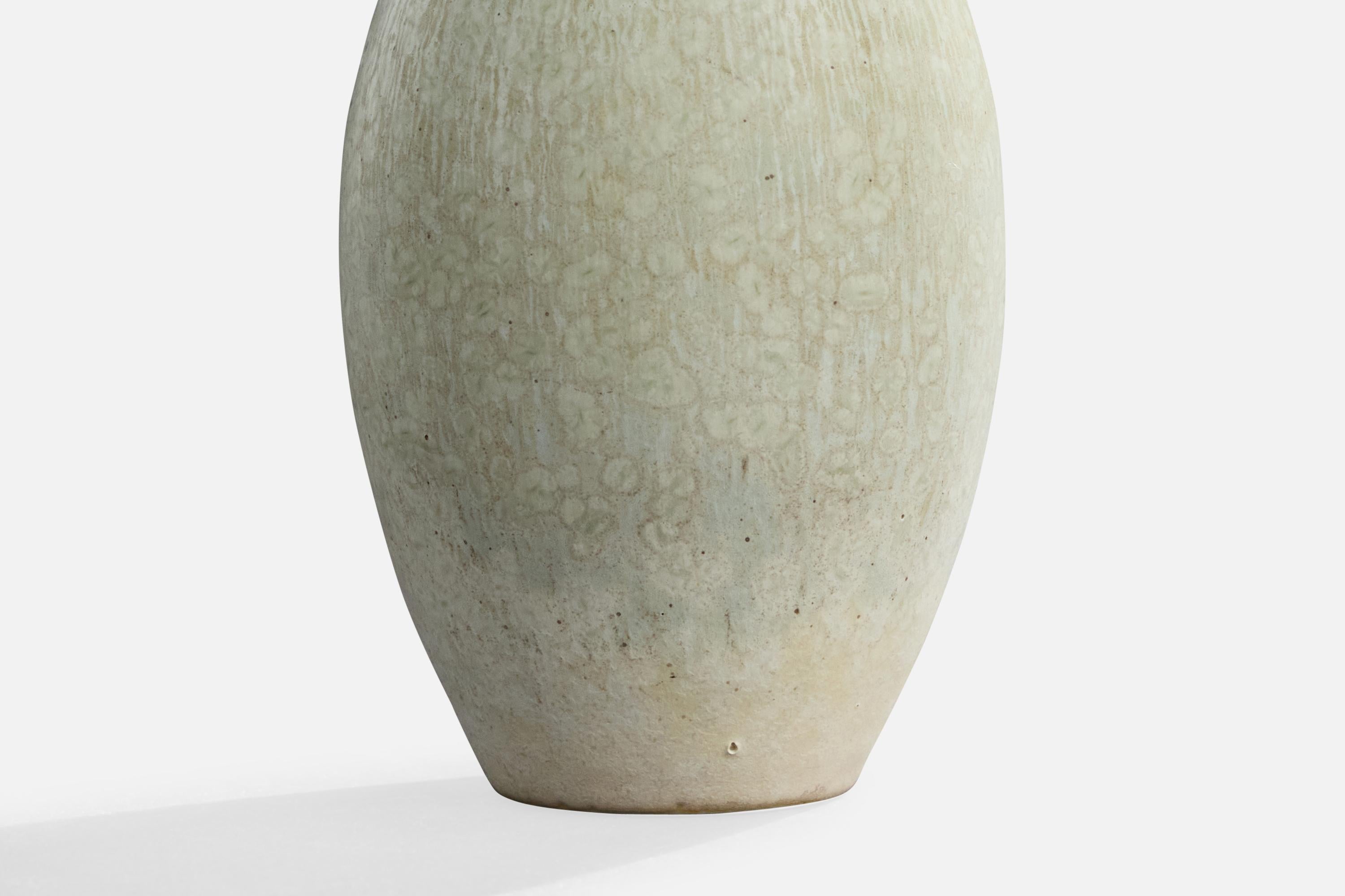 Metà XX secolo Carl-Harry Stålhane, Vase, Stoneware, Sweden, 1950s in vendita