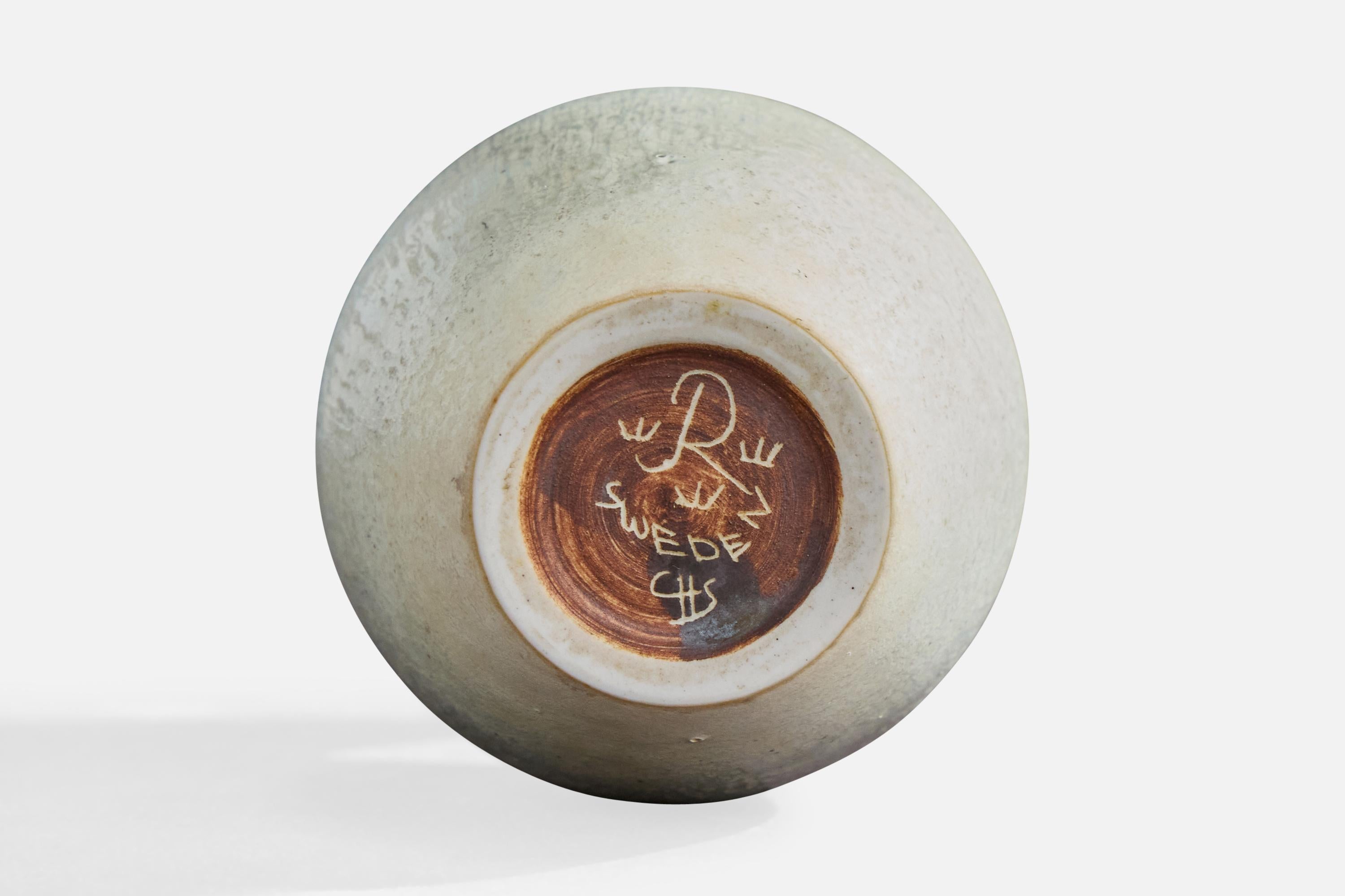 Grès porcellanato Carl-Harry Stålhane, Vase, Stoneware, Sweden, 1950s in vendita