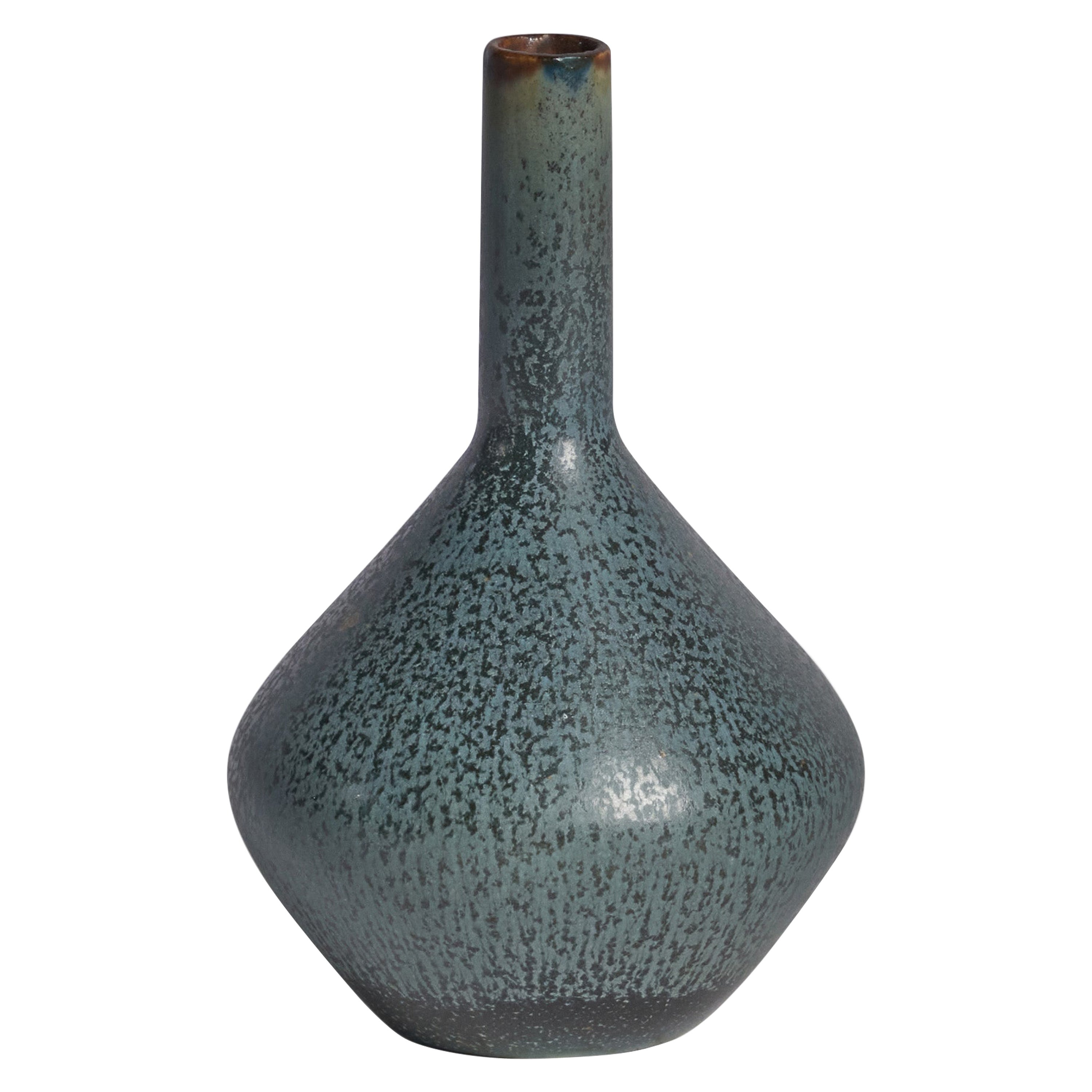 Carl-Harry Stålhane, vase, grès, Suède, années 1950