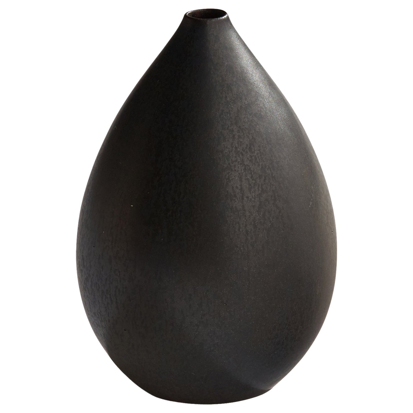 Carl-Harry Stålhane, Vase, Stoneware, Sweden, 1950s