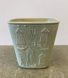 Carl-Harry Ståplhane, rare porcelain wine cooler for Rörstrand