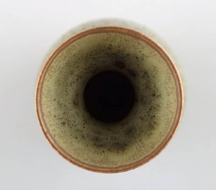 Carl Harry Stålhane, Rörstrand Stoneware Vase, Egg Shell Glaze In Excellent Condition In København, Copenhagen