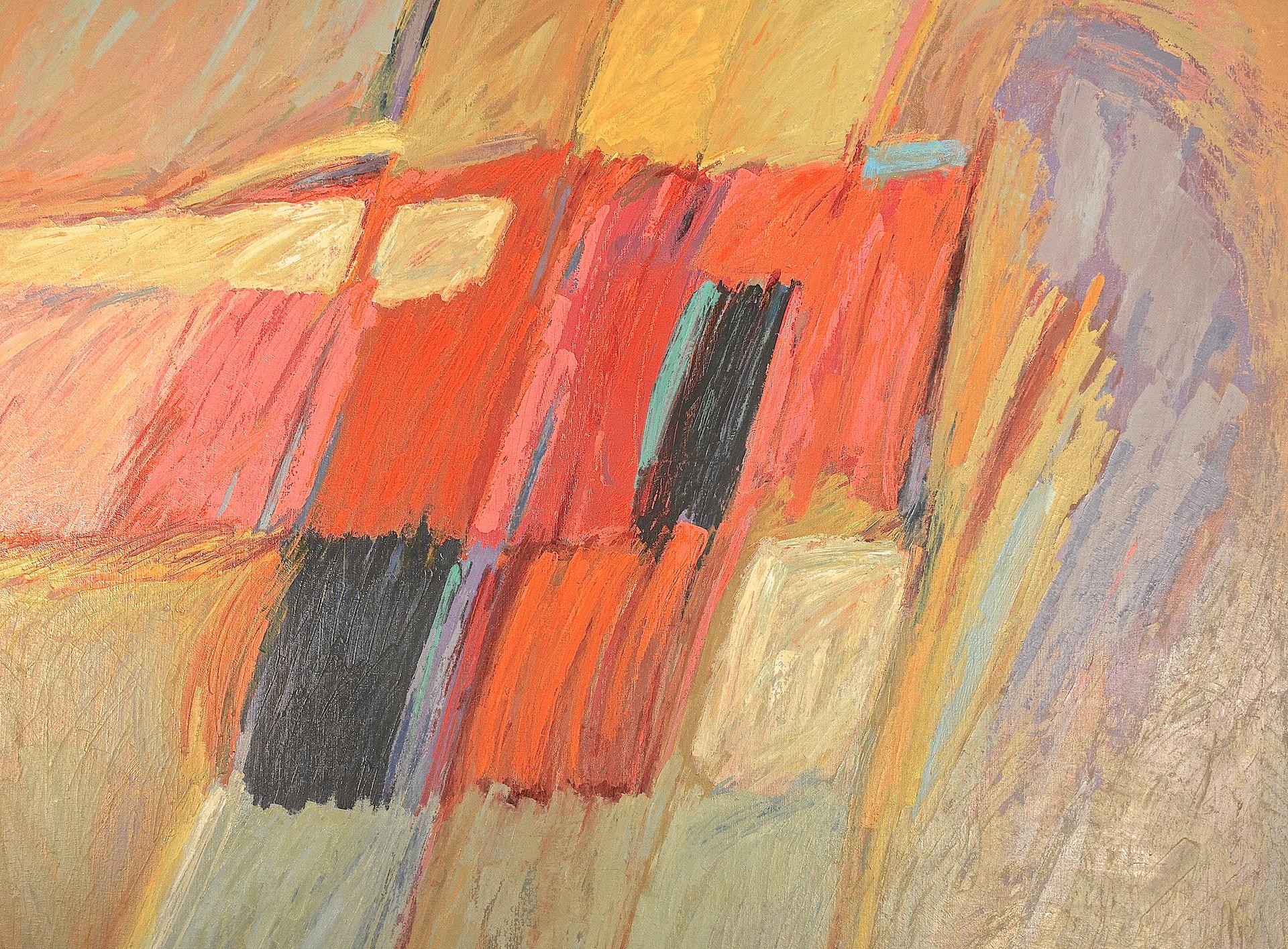 Modernes abstraktes Gemälde, Öl auf Leinwand, Gemälde von Carl Heldt, „HOPSCOTCH“ im Angebot 4