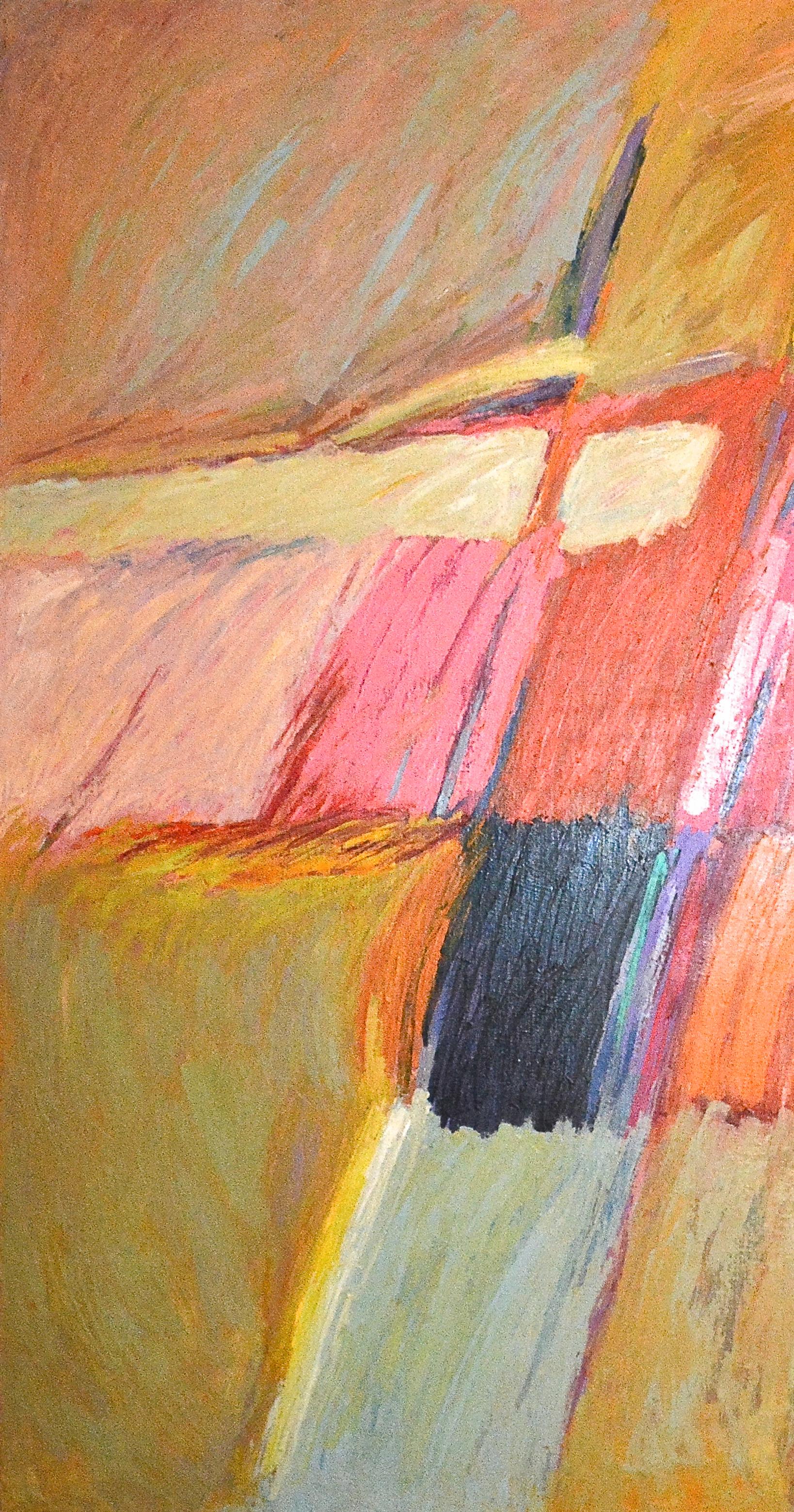 Modernes abstraktes Gemälde, Öl auf Leinwand, Gemälde von Carl Heldt, „HOPSCOTCH“ im Angebot 5