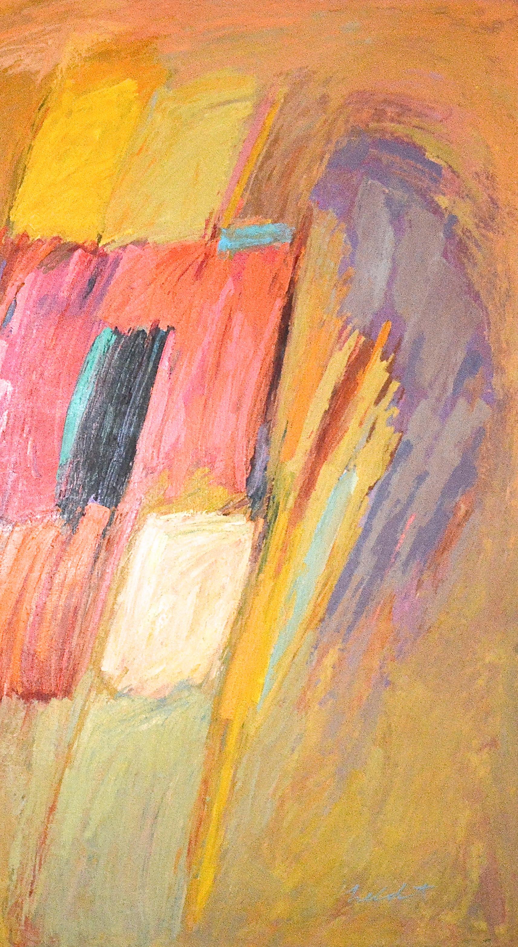 Modernes abstraktes Gemälde, Öl auf Leinwand, Gemälde von Carl Heldt, „HOPSCOTCH“ im Angebot 6