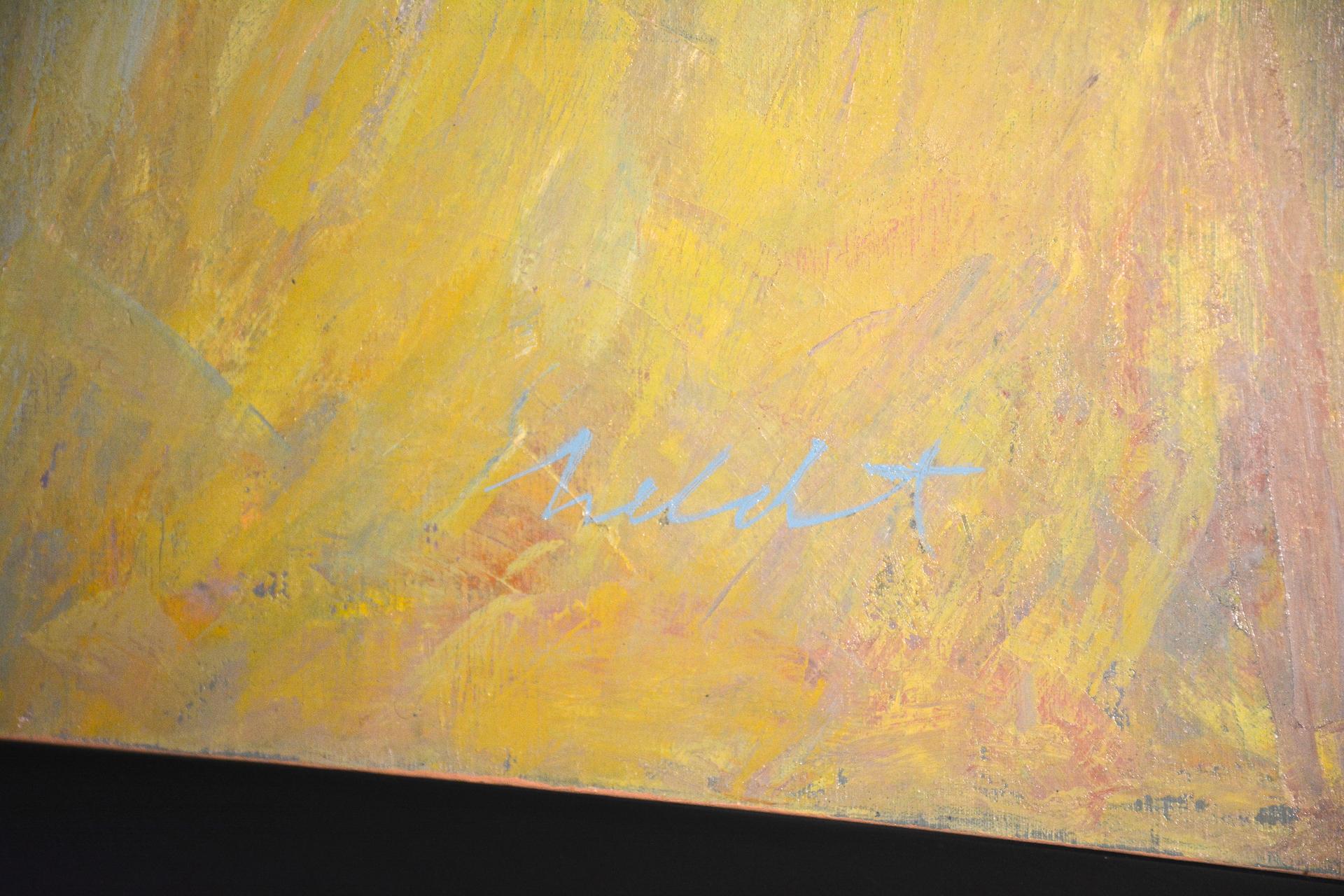Modernes abstraktes Gemälde, Öl auf Leinwand, Gemälde von Carl Heldt, „HOPSCOTCH“ im Angebot 7